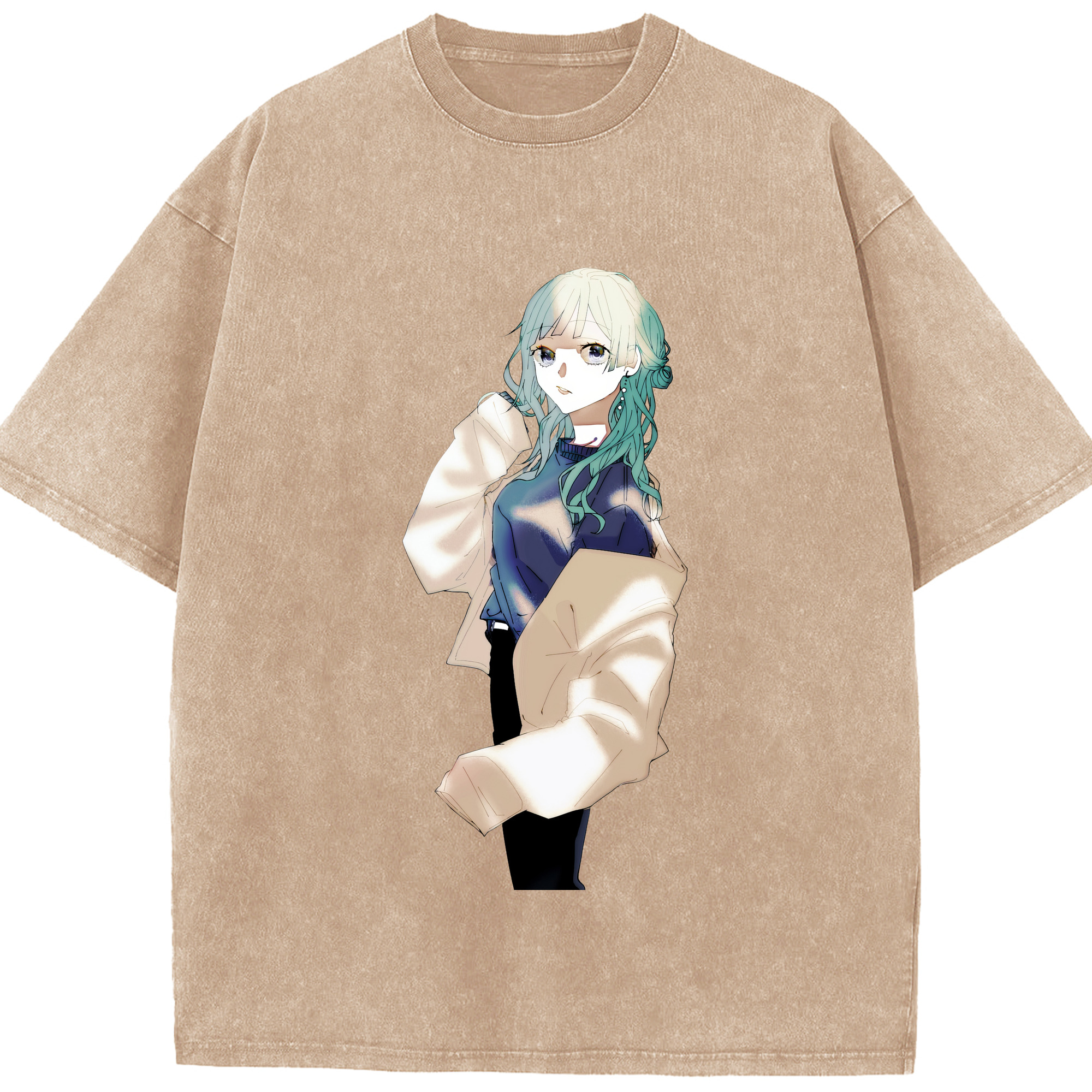 （画像用） 呪術廻戦 Jujutsu Kaisen 綿100% ヴィンテージ風 半袖Tシャツ（フロントプリント）