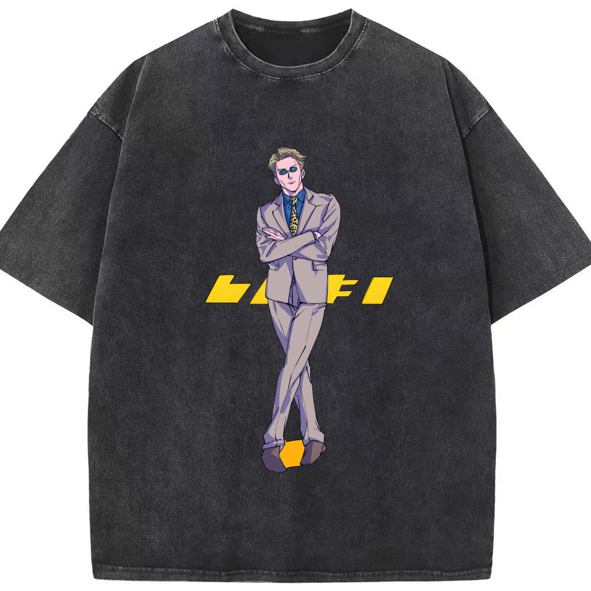（画像用） 呪術廻戦 Jujutsu Kaisen 綿100% ヴィンテージ風 半袖Tシャツ（フロントプリント）