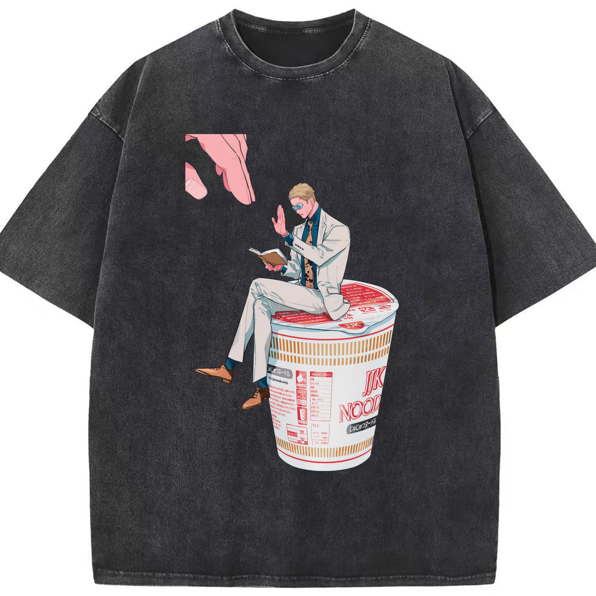 （画像用） 呪術廻戦 Jujutsu Kaisen 綿100% ヴィンテージ風 半袖Tシャツ（フロントプリント）