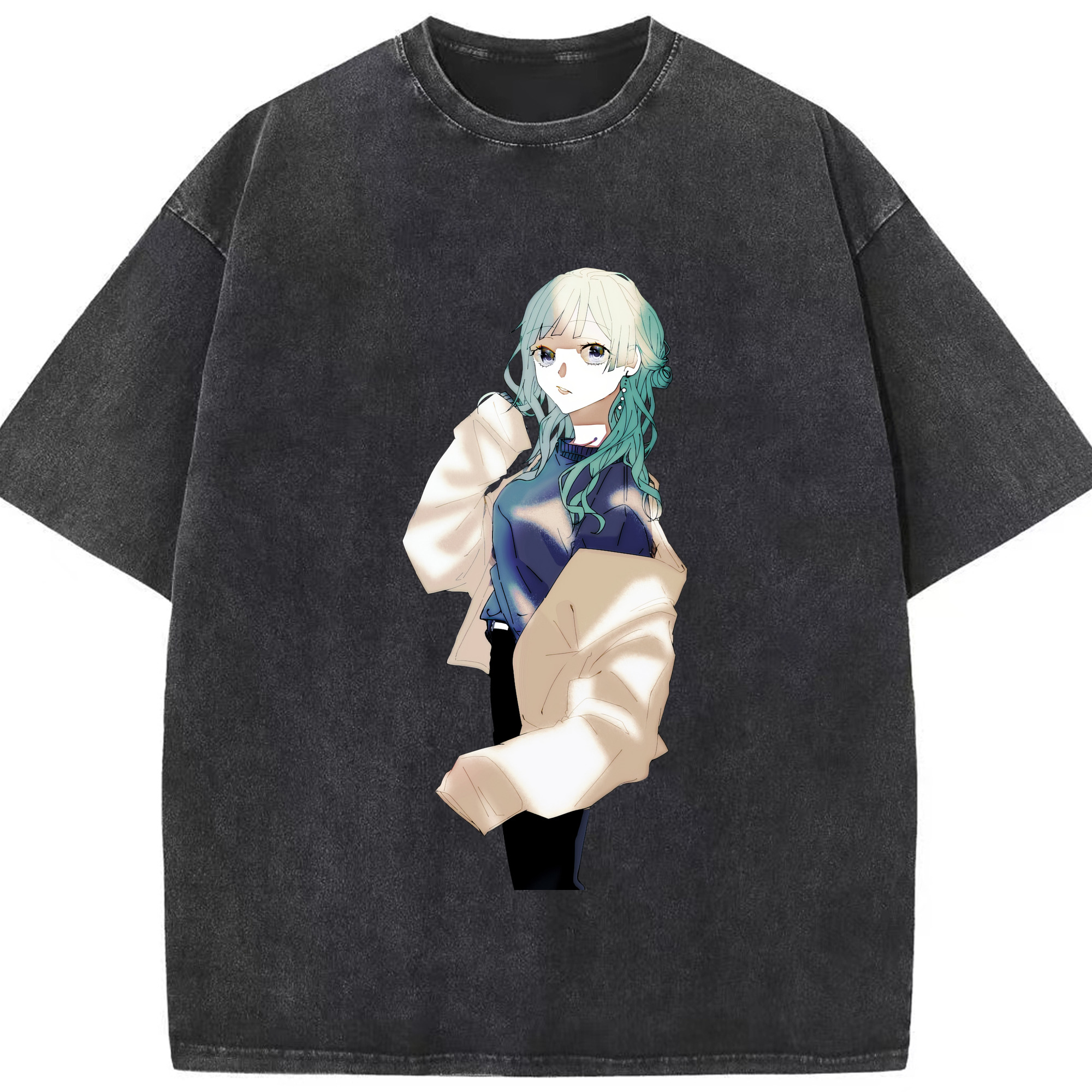 （画像用） 呪術廻戦 Jujutsu Kaisen 綿100% ヴィンテージ風 半袖Tシャツ（フロントプリント）