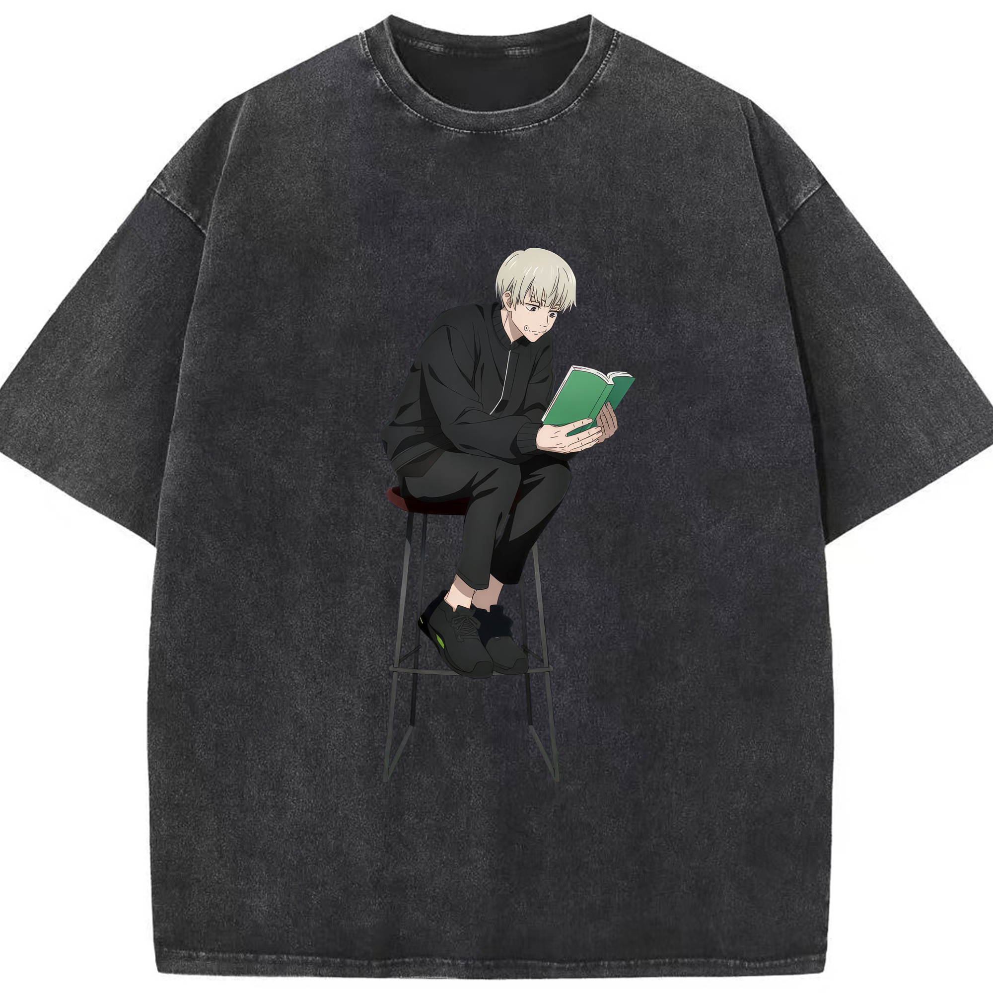 （画像用） 呪術廻戦 Jujutsu Kaisen 綿100% ヴィンテージ風 半袖Tシャツ（フロントプリント）