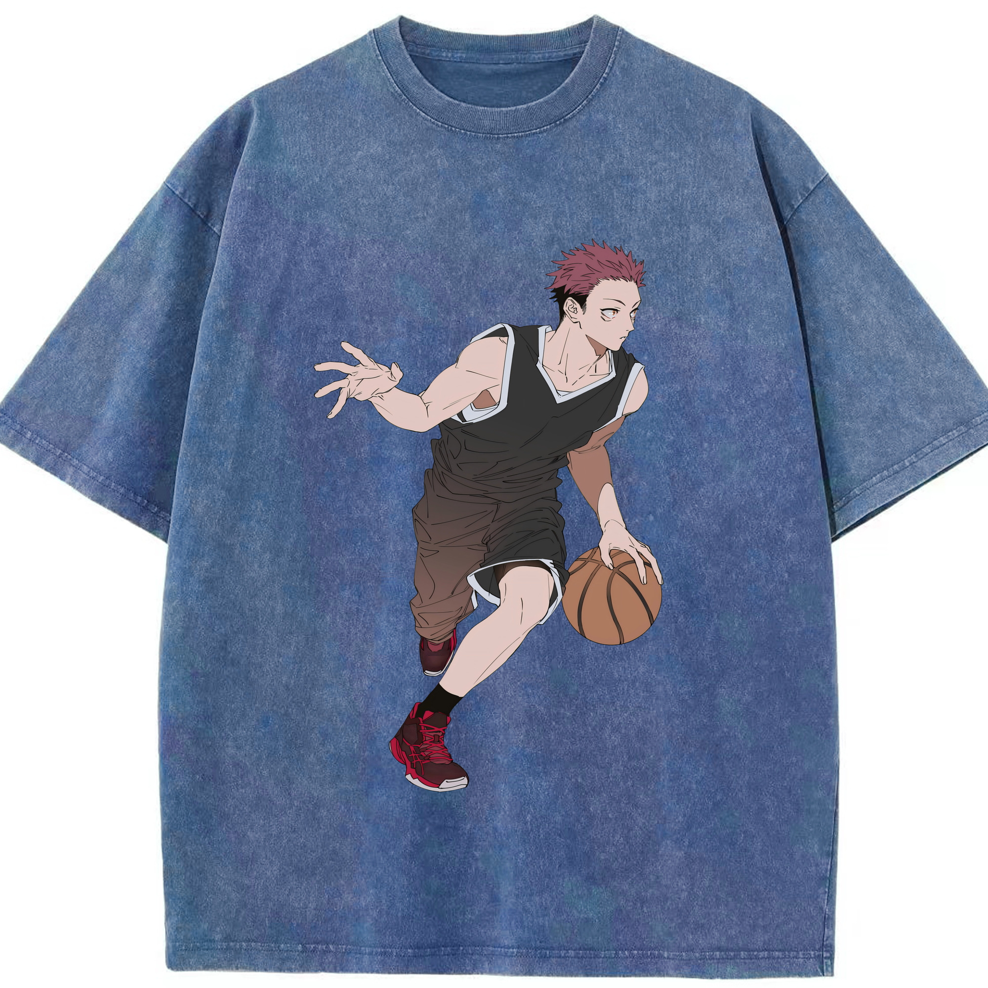 （画像用） 呪術廻戦 Jujutsu Kaisen 綿100% ヴィンテージ風 半袖Tシャツ（フロントプリント）