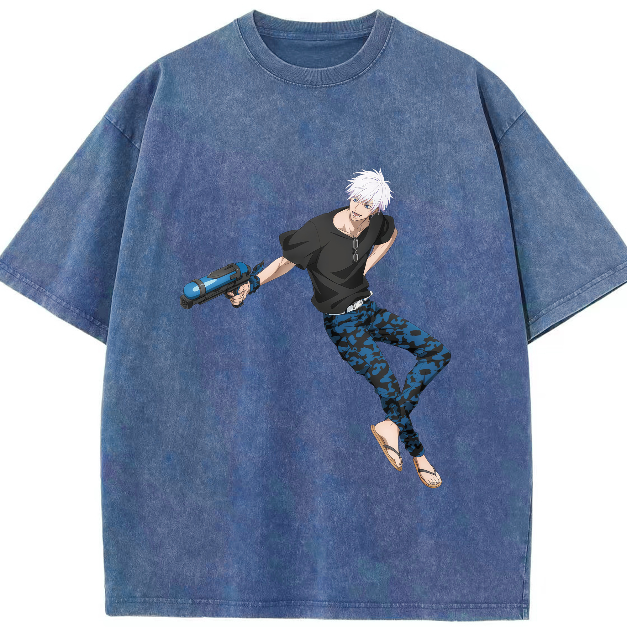 （画像用） 呪術廻戦 Jujutsu Kaisen 綿100% ヴィンテージ風 半袖Tシャツ（フロントプリント）