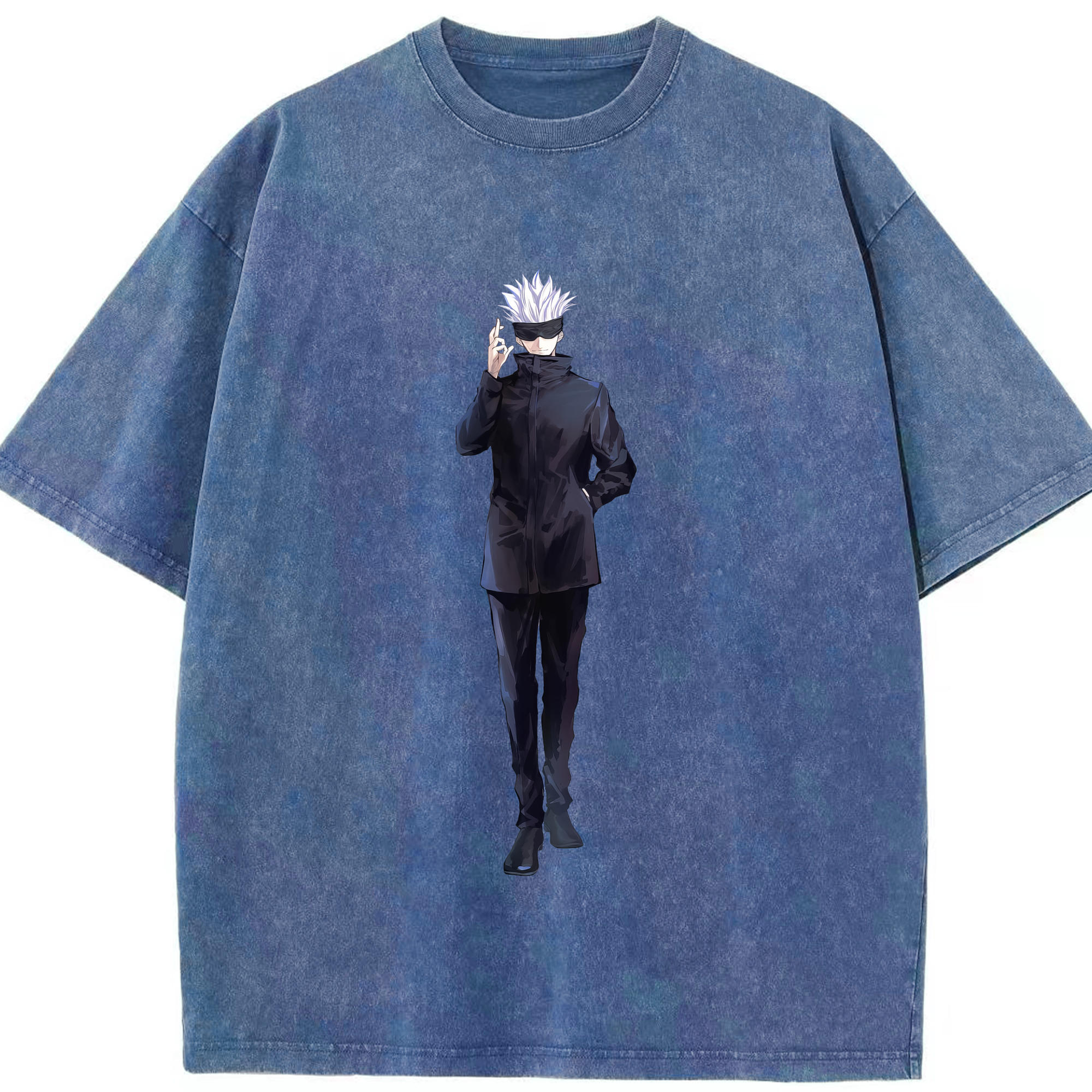 （画像用） 呪術廻戦 Jujutsu Kaisen 綿100% ヴィンテージ風 半袖Tシャツ（フロントプリント）