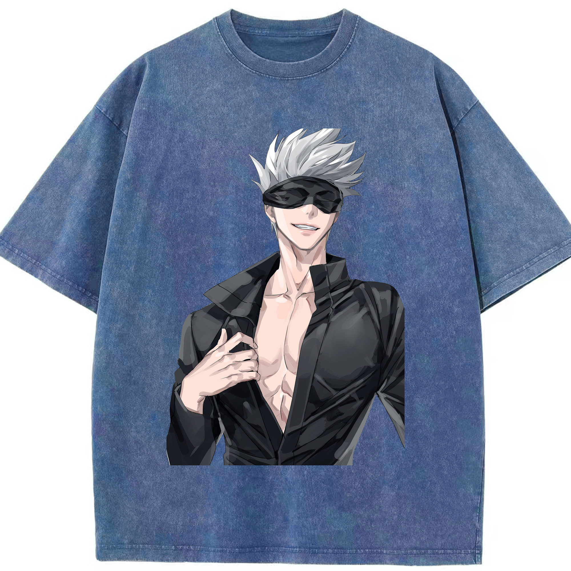 （画像用） 呪術廻戦 Jujutsu Kaisen 綿100% ヴィンテージ風 半袖Tシャツ（フロントプリント）