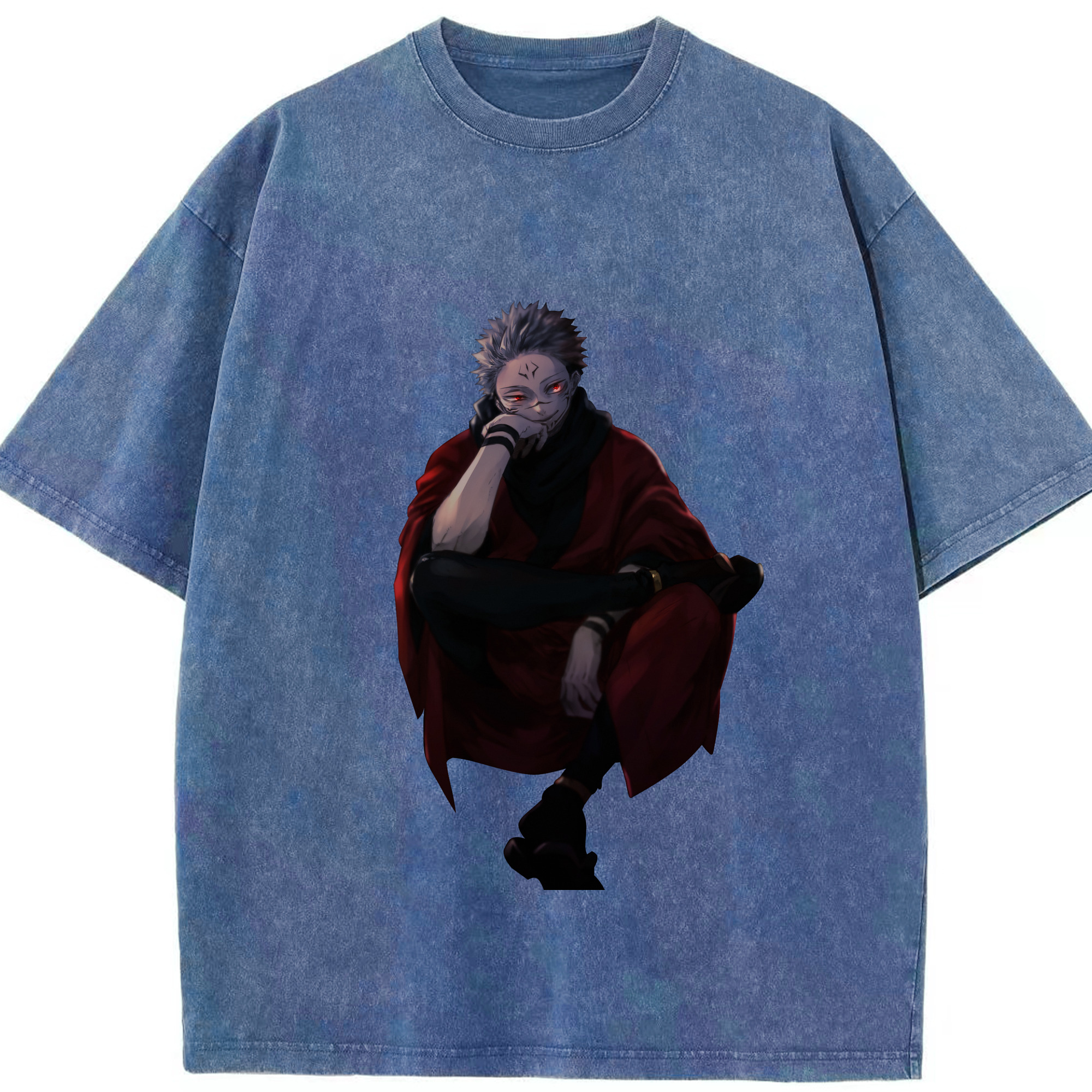 （画像用） 呪術廻戦 Jujutsu Kaisen 綿100% ヴィンテージ風 半袖Tシャツ（フロントプリント）