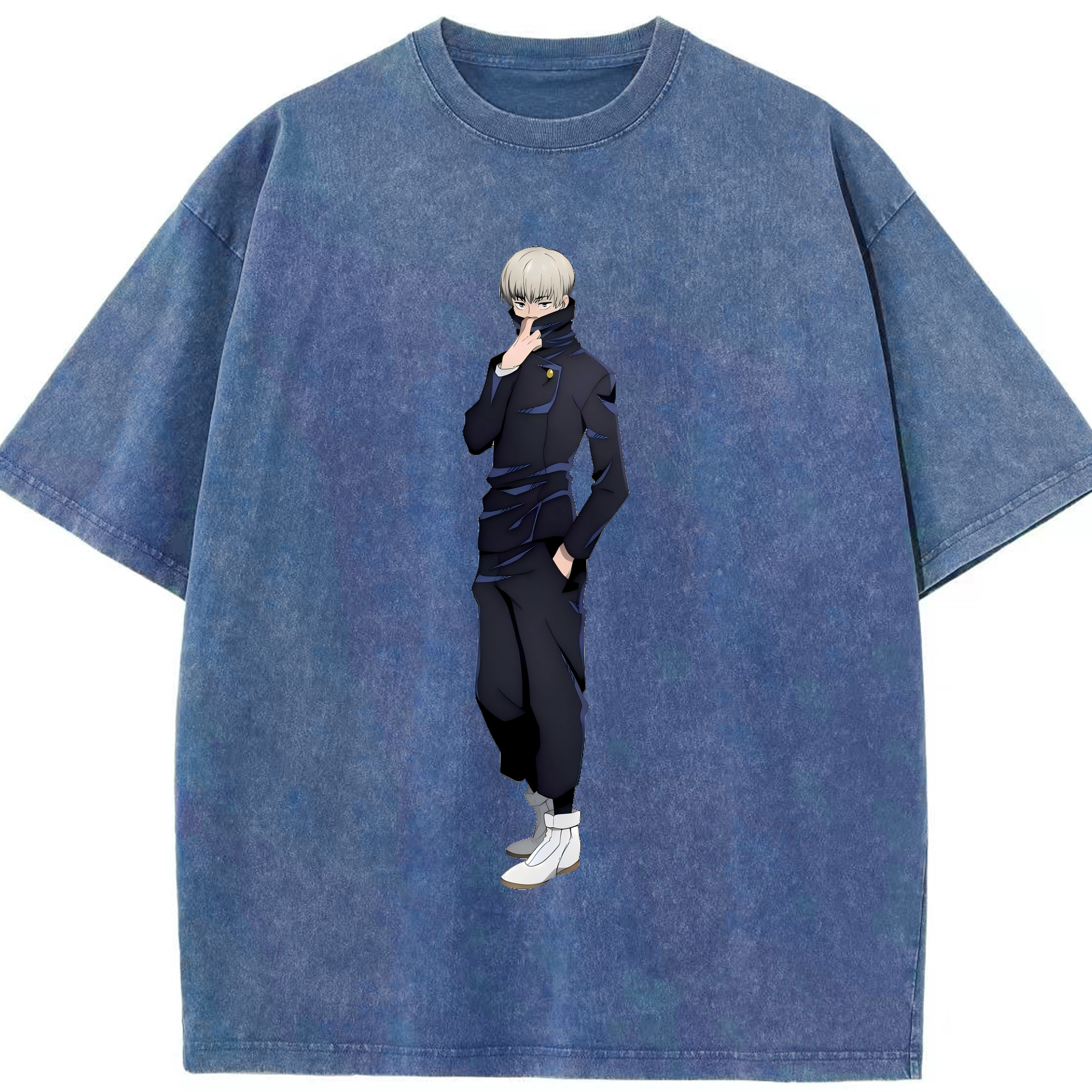 （画像用） 呪術廻戦 Jujutsu Kaisen 綿100% ヴィンテージ風 半袖Tシャツ（フロントプリント）