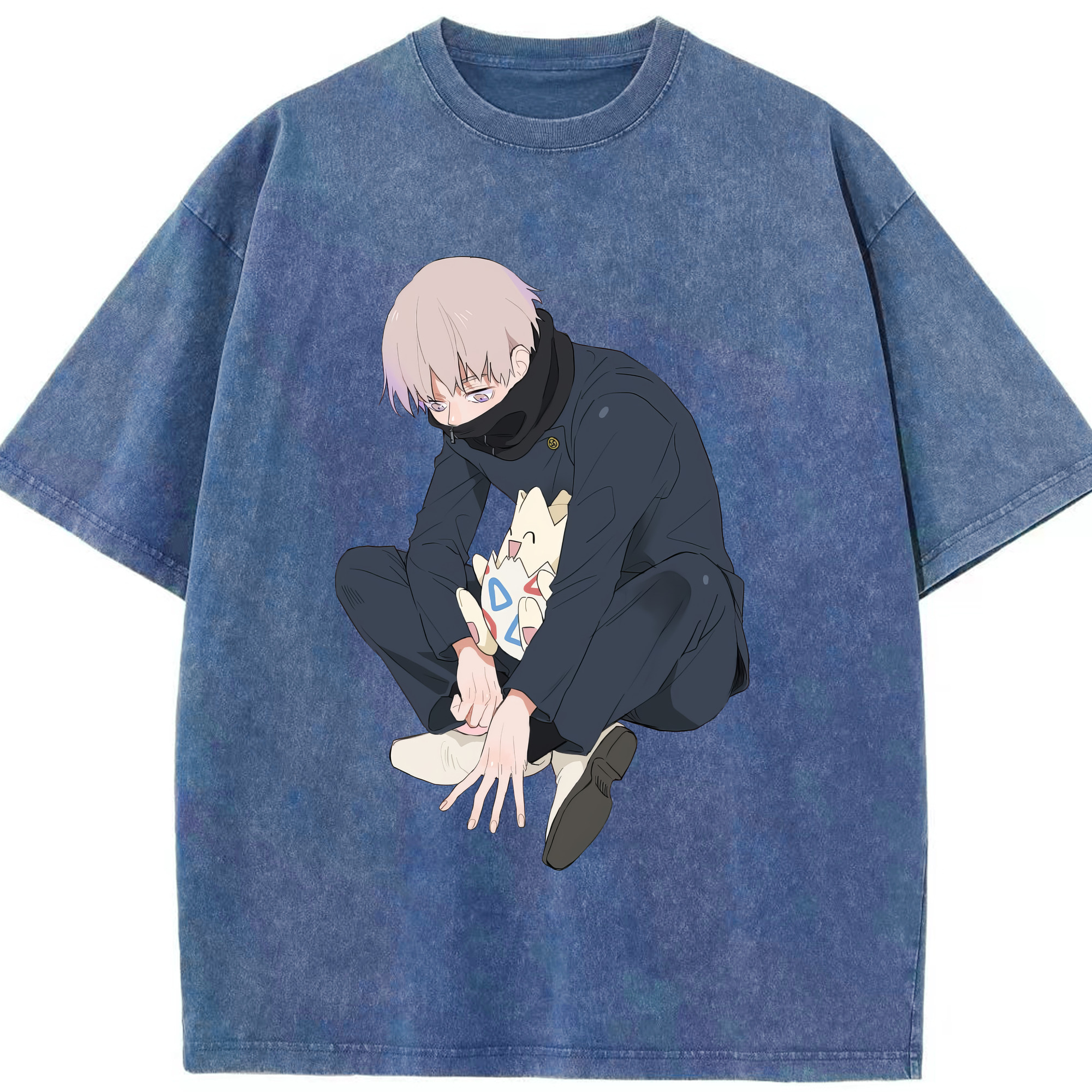 （画像用） 呪術廻戦 Jujutsu Kaisen 綿100% ヴィンテージ風 半袖Tシャツ（フロントプリント）