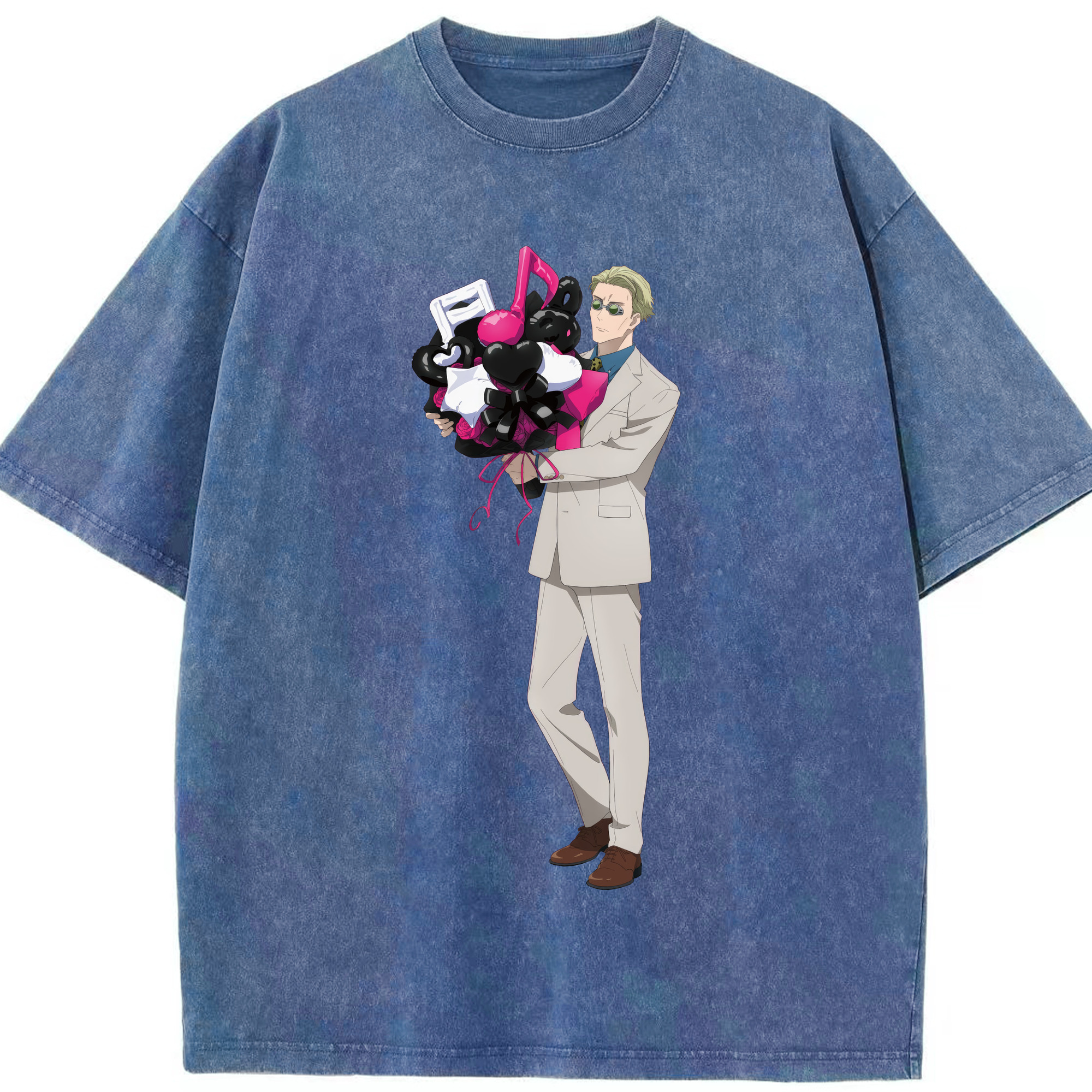 （画像用） 呪術廻戦 Jujutsu Kaisen 綿100% ヴィンテージ風 半袖Tシャツ（フロントプリント）