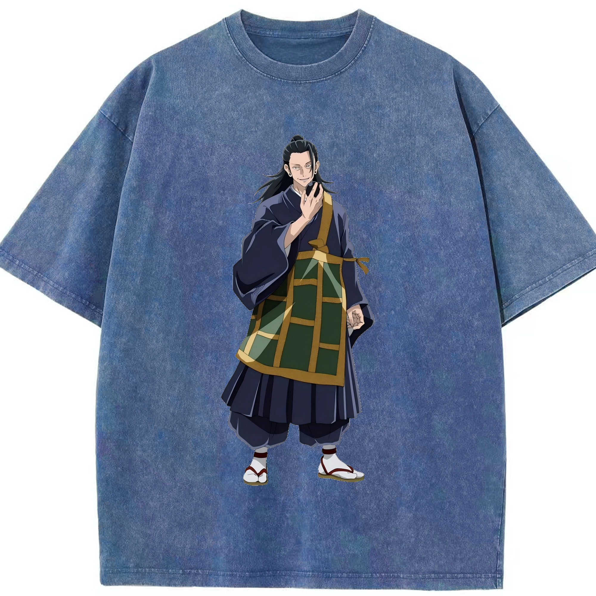 （画像用） 呪術廻戦 Jujutsu Kaisen 綿100% ヴィンテージ風 半袖Tシャツ（フロントプリント）
