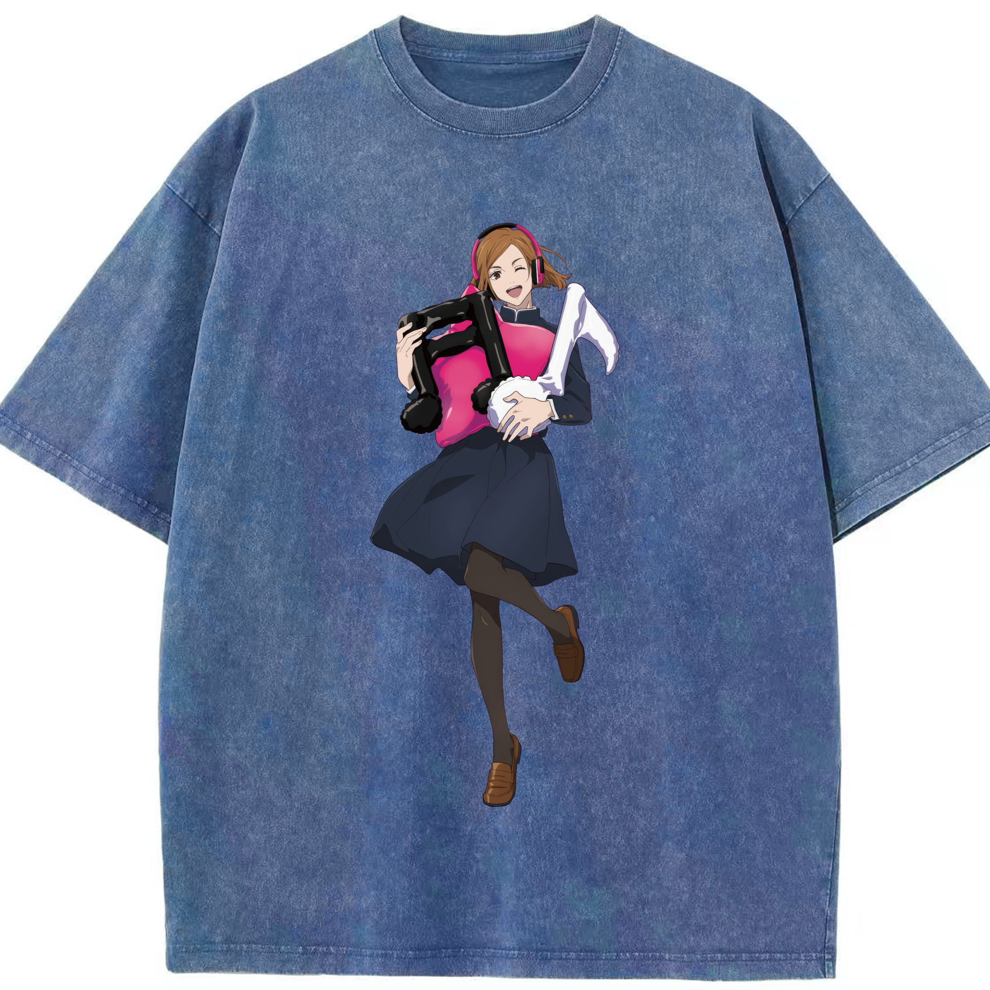 （画像用） 呪術廻戦 Jujutsu Kaisen 綿100% ヴィンテージ風 半袖Tシャツ（フロントプリント）