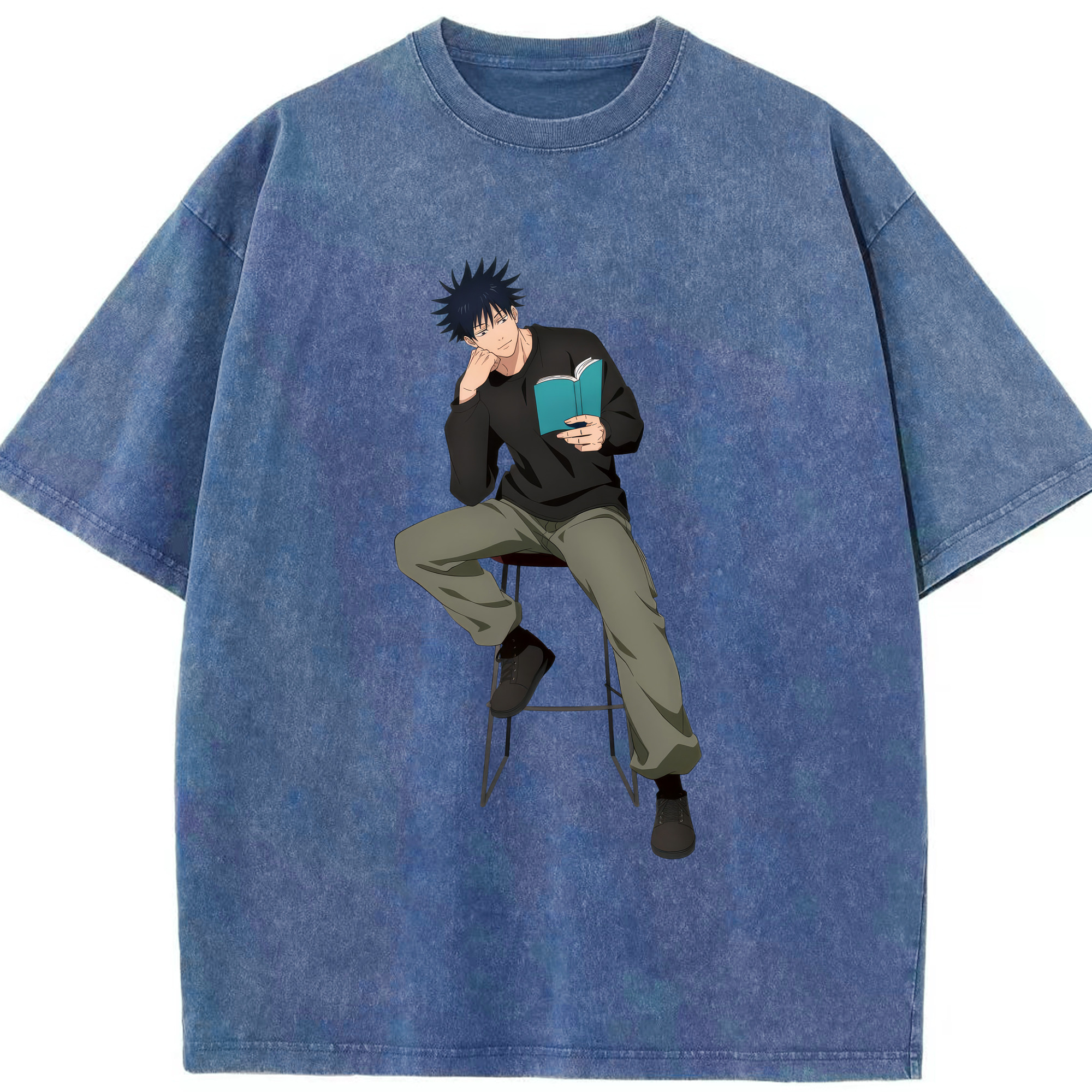 （画像用） 呪術廻戦 Jujutsu Kaisen 綿100% ヴィンテージ風 半袖Tシャツ（フロントプリント）