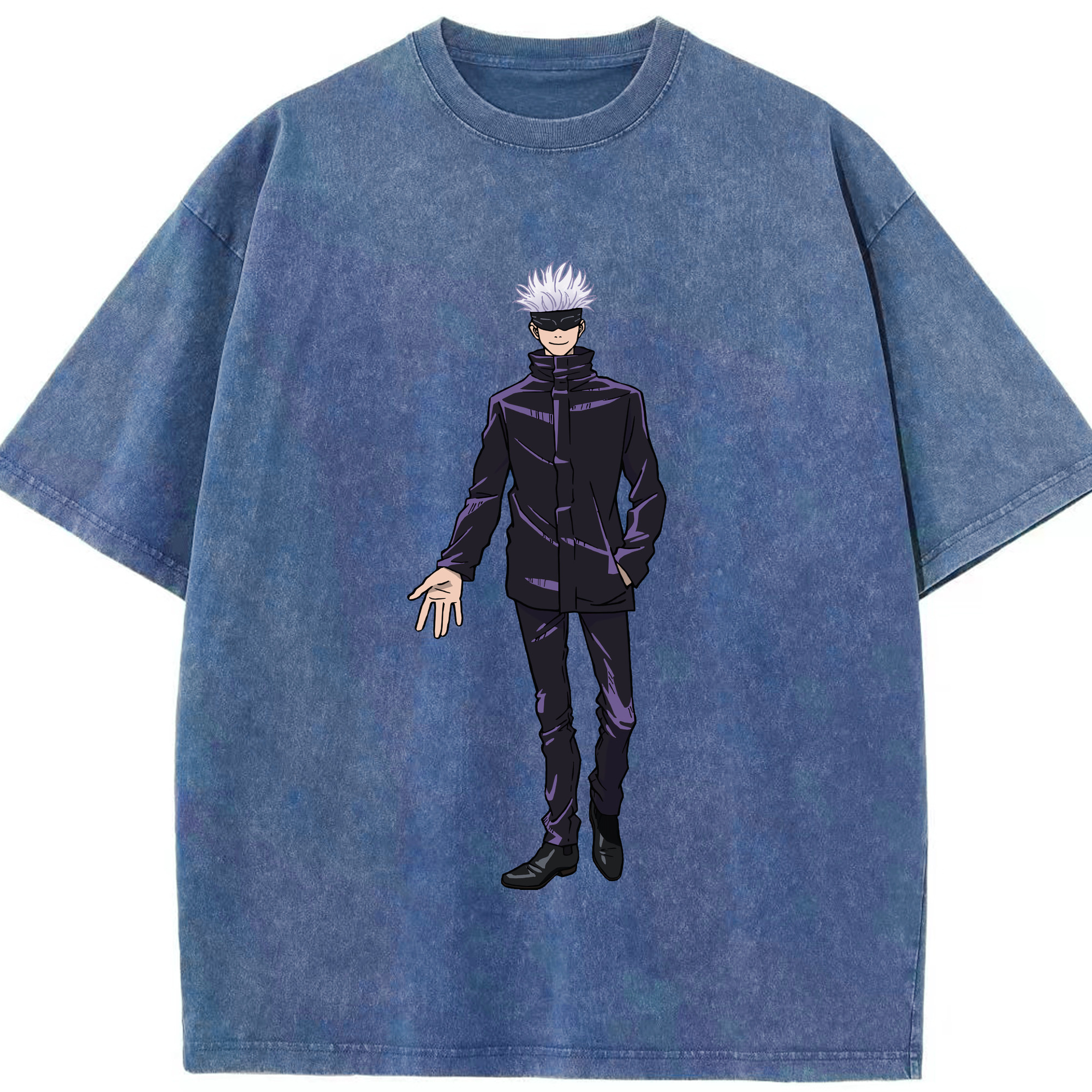 （画像用） 呪術廻戦 Jujutsu Kaisen 綿100% ヴィンテージ風 半袖Tシャツ（フロントプリント）
