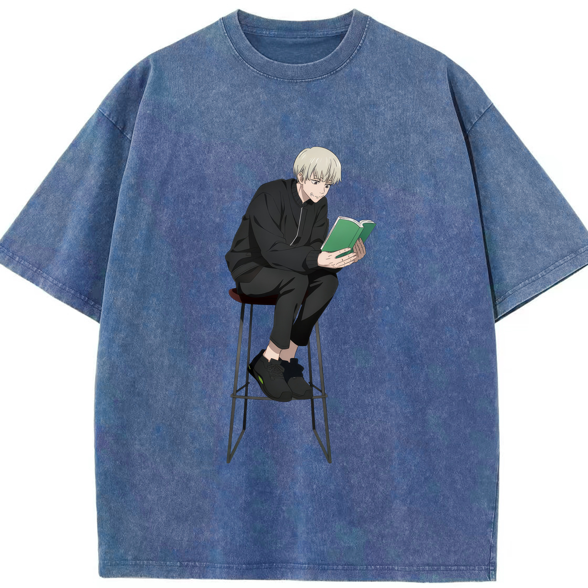 （画像用） 呪術廻戦 Jujutsu Kaisen 綿100% ヴィンテージ風 半袖Tシャツ（フロントプリント）