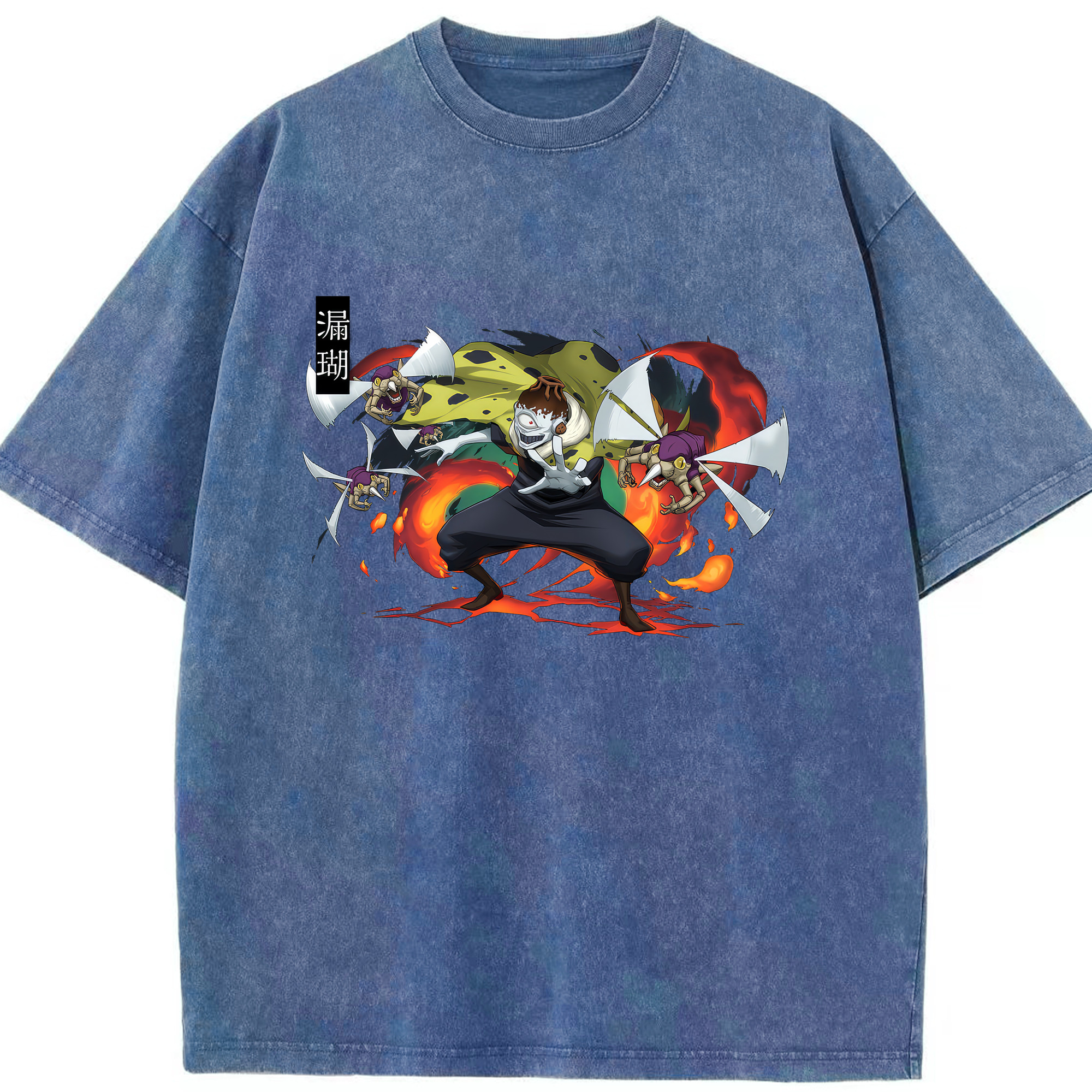（画像用） 呪術廻戦 Jujutsu Kaisen 綿100% ヴィンテージ風 半袖Tシャツ（フロントプリント）