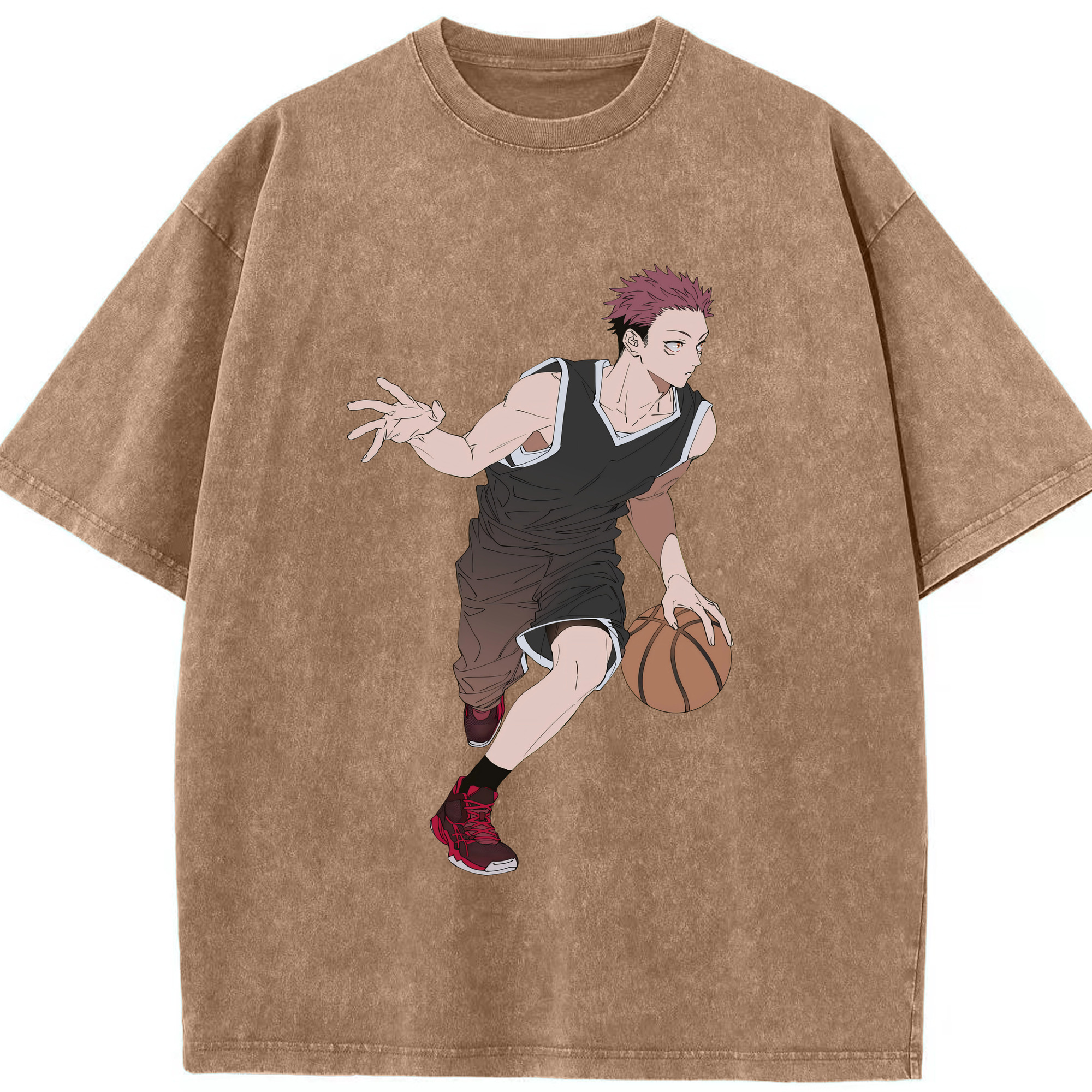 （画像用） 呪術廻戦 Jujutsu Kaisen 綿100% ヴィンテージ風 半袖Tシャツ（フロントプリント）