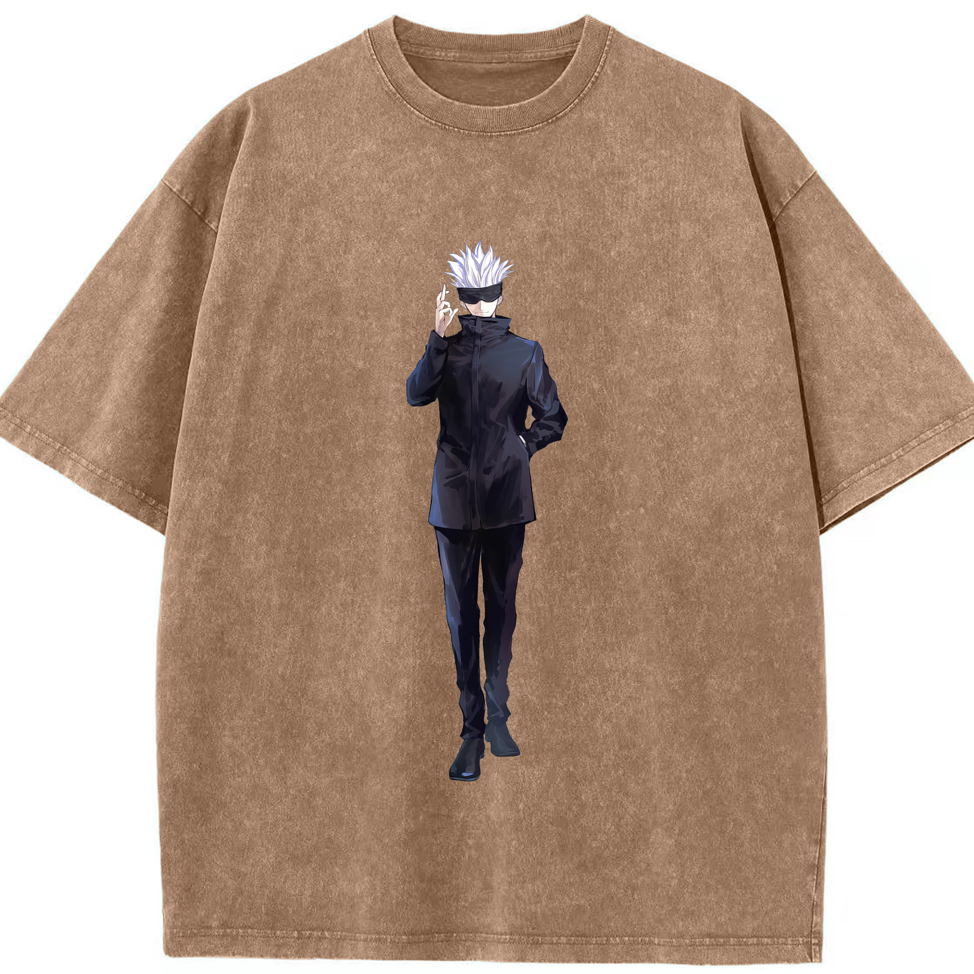 （画像用） 呪術廻戦 Jujutsu Kaisen 綿100% ヴィンテージ風 半袖Tシャツ（フロントプリント）