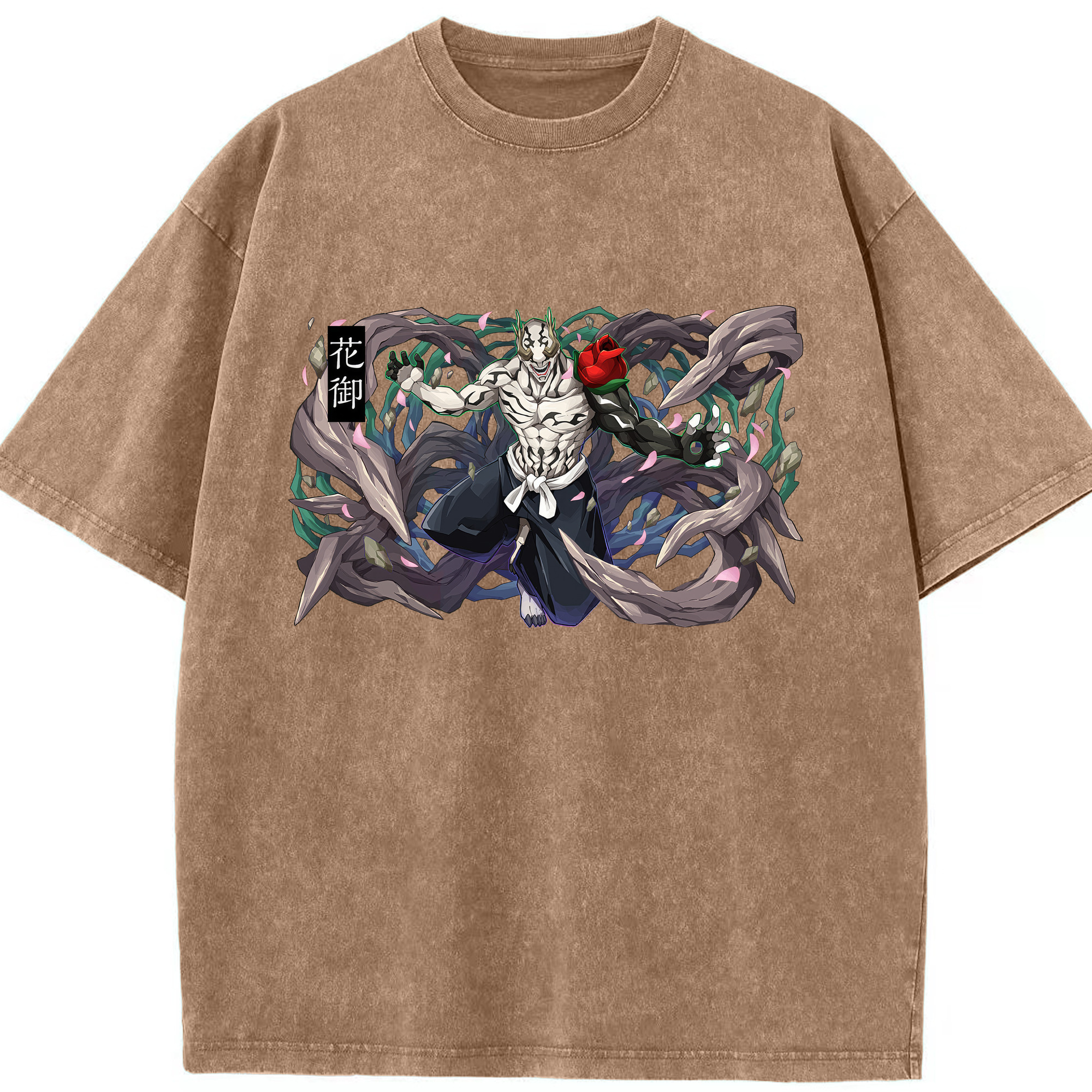 （画像用） 呪術廻戦 Jujutsu Kaisen 綿100% ヴィンテージ風 半袖Tシャツ（フロントプリント）