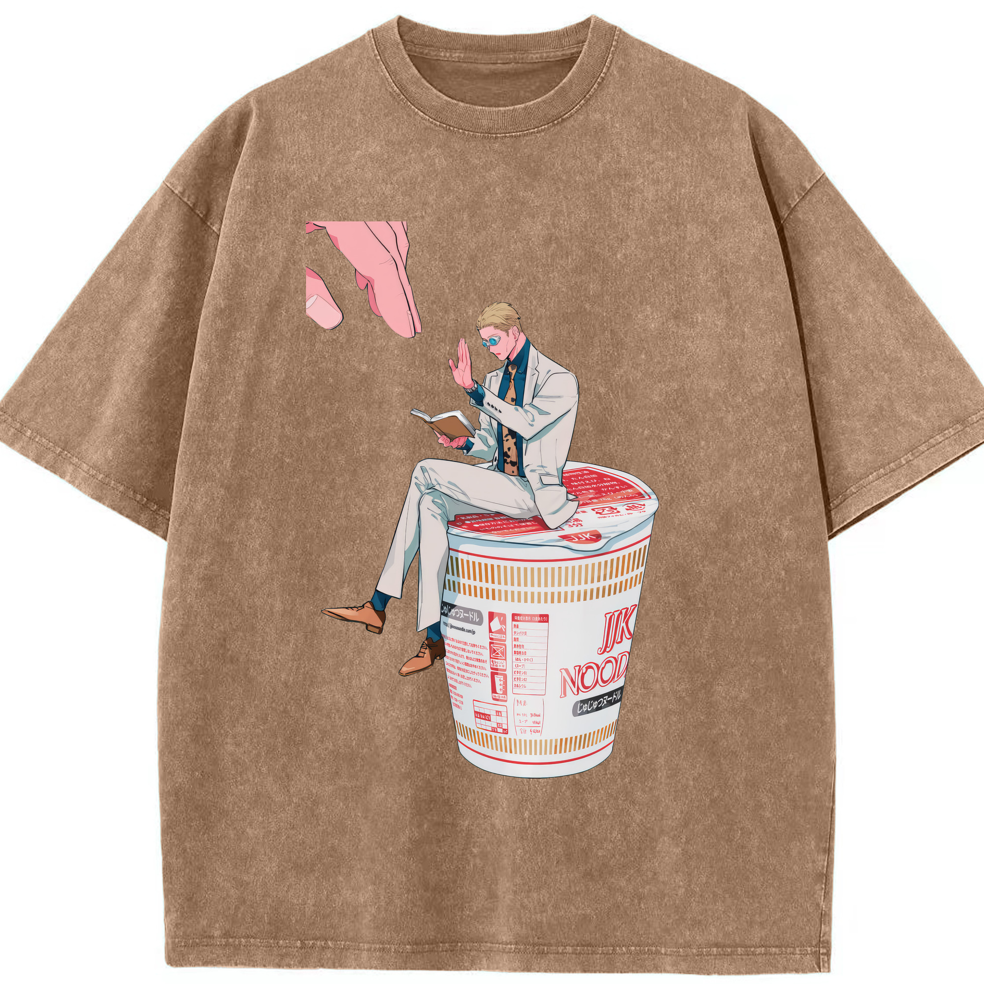 （画像用） 呪術廻戦 Jujutsu Kaisen 綿100% ヴィンテージ風 半袖Tシャツ（フロントプリント）