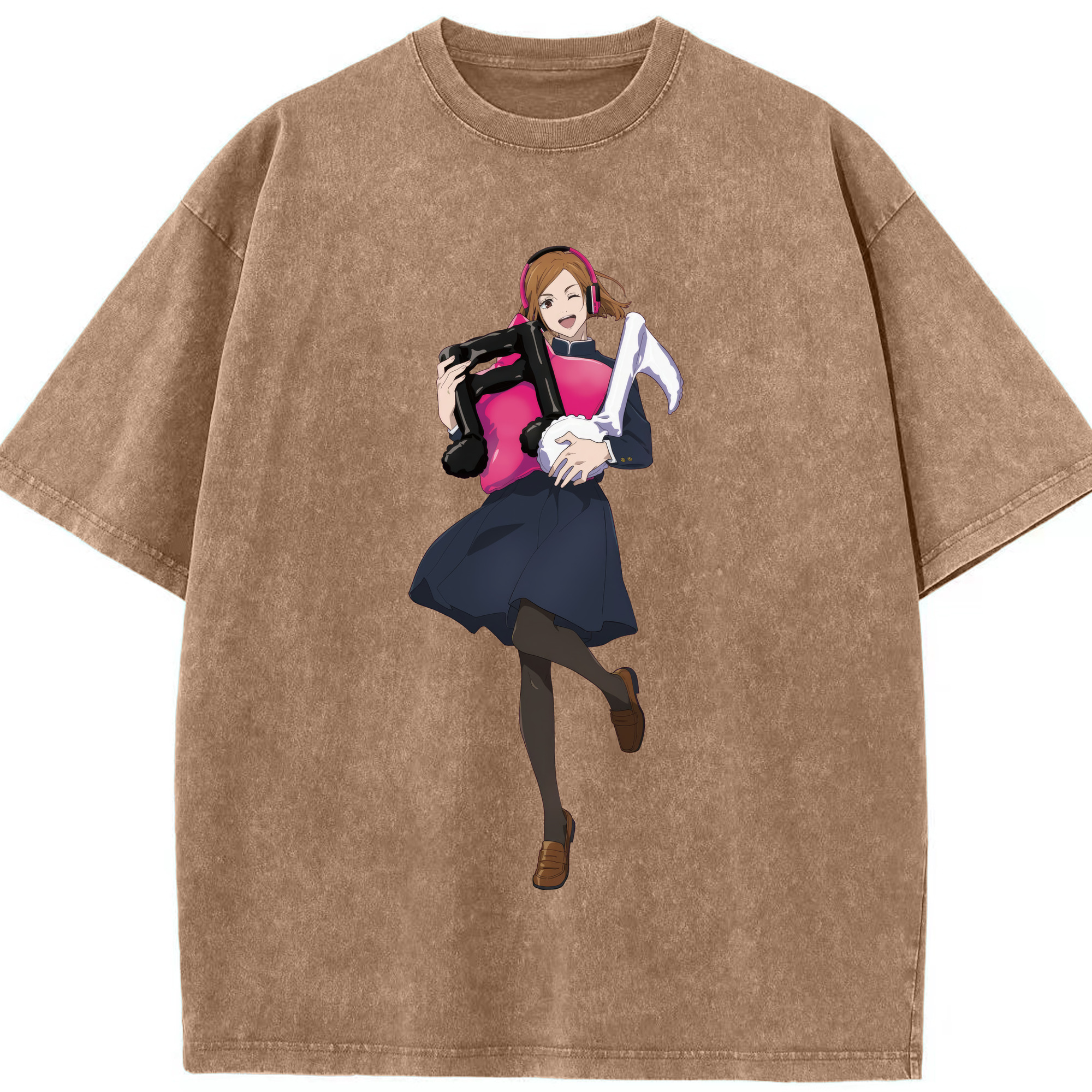 （画像用） 呪術廻戦 Jujutsu Kaisen 綿100% ヴィンテージ風 半袖Tシャツ（フロントプリント）