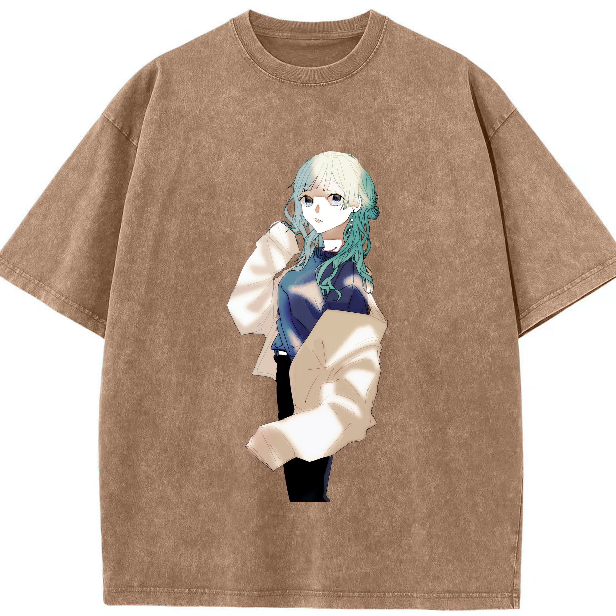 （画像用） 呪術廻戦 Jujutsu Kaisen 綿100% ヴィンテージ風 半袖Tシャツ（フロントプリント）