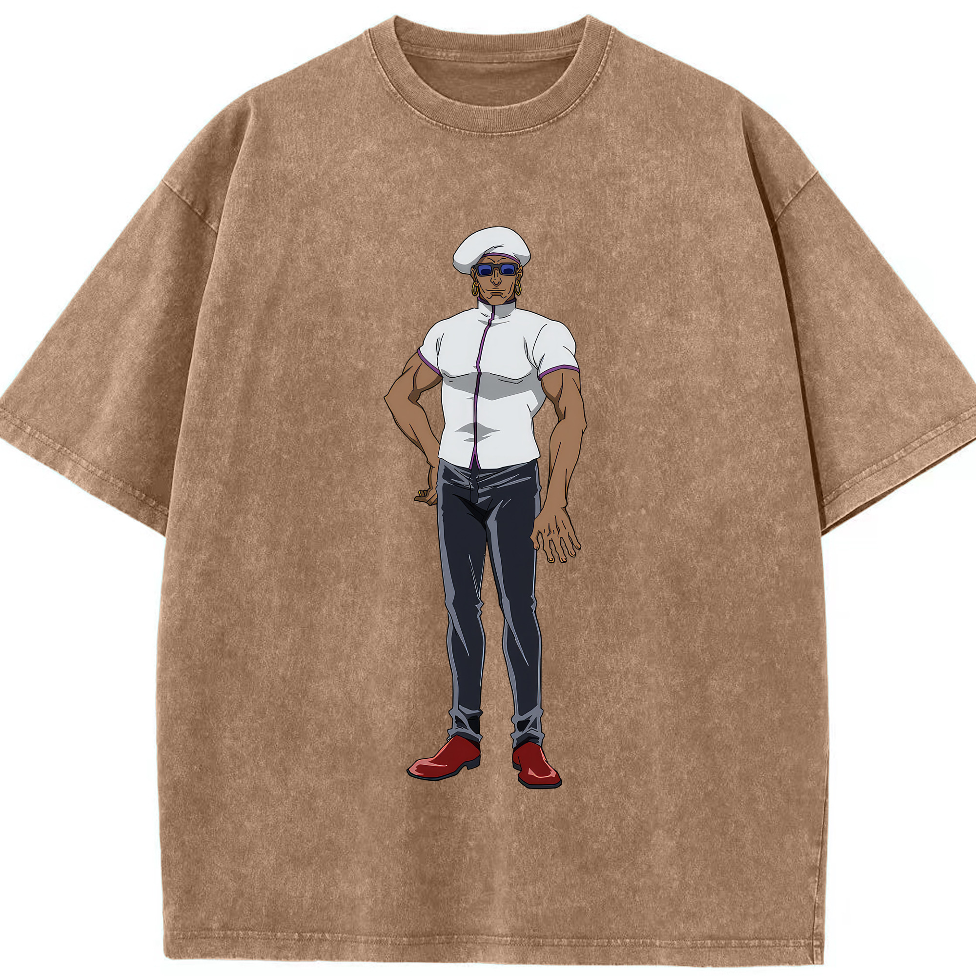 （画像用） 呪術廻戦 Jujutsu Kaisen 綿100% ヴィンテージ風 半袖Tシャツ（フロントプリント）