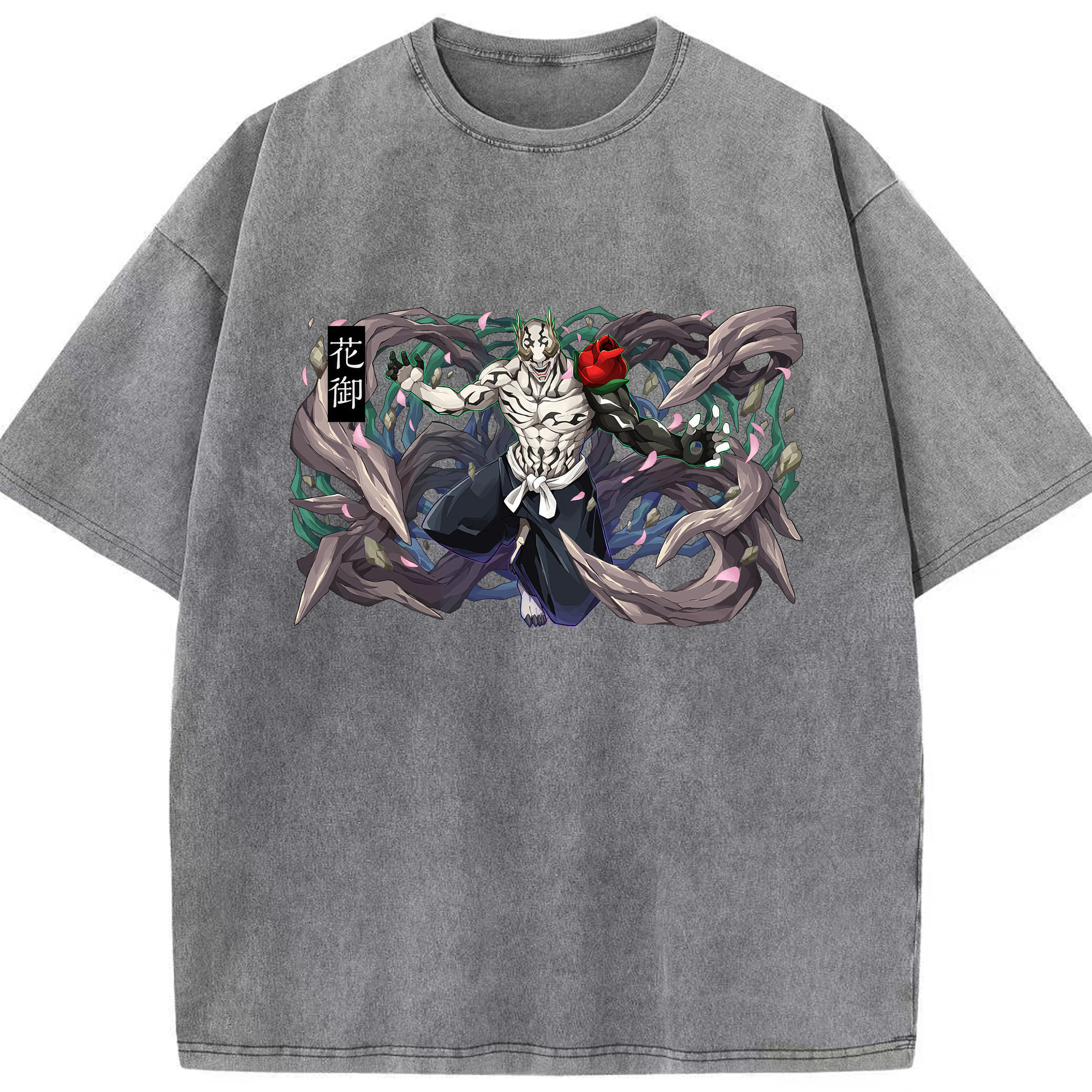 （画像用） 呪術廻戦 Jujutsu Kaisen 綿100% ヴィンテージ風 半袖Tシャツ（フロントプリント）