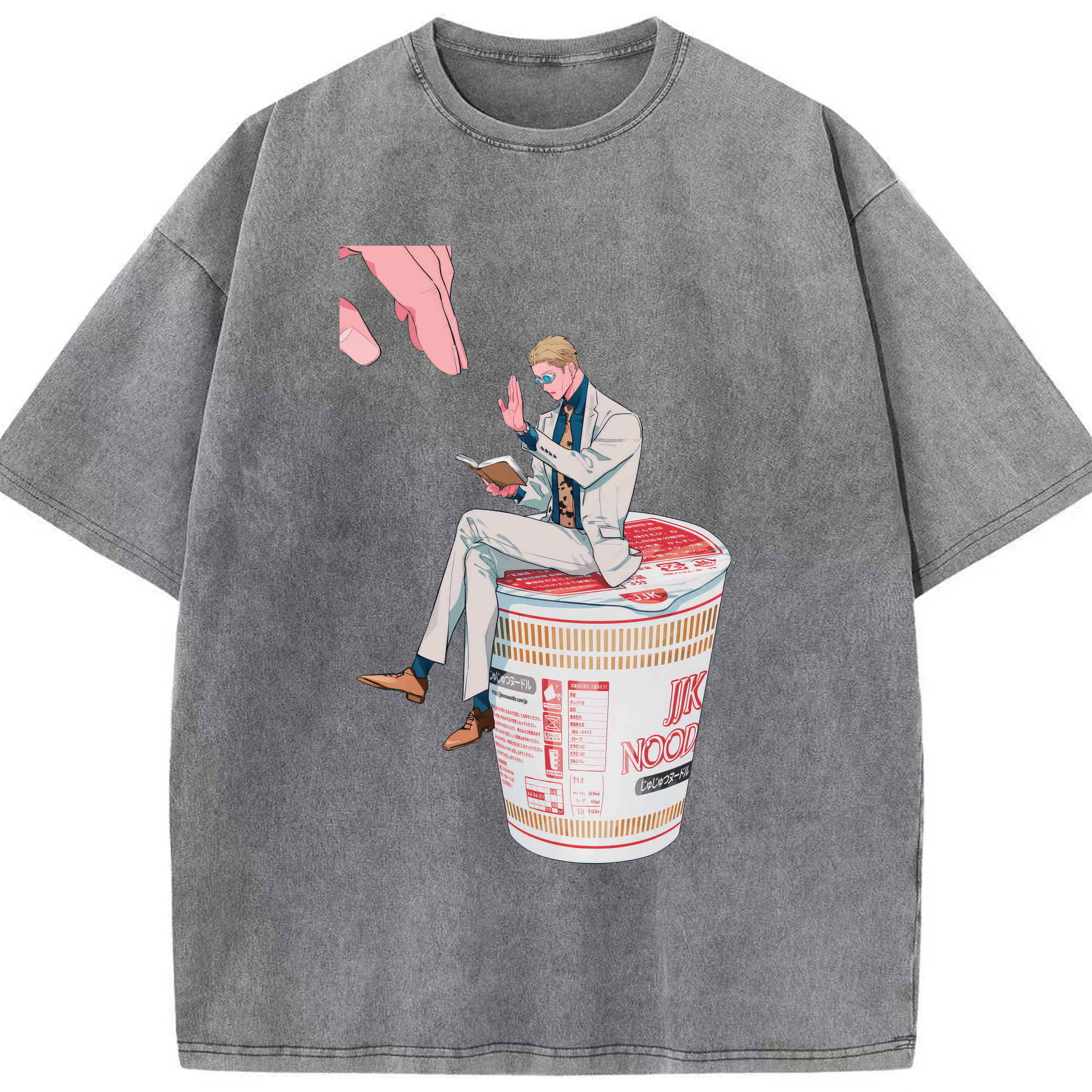 （画像用） 呪術廻戦 Jujutsu Kaisen 綿100% ヴィンテージ風 半袖Tシャツ（フロントプリント）