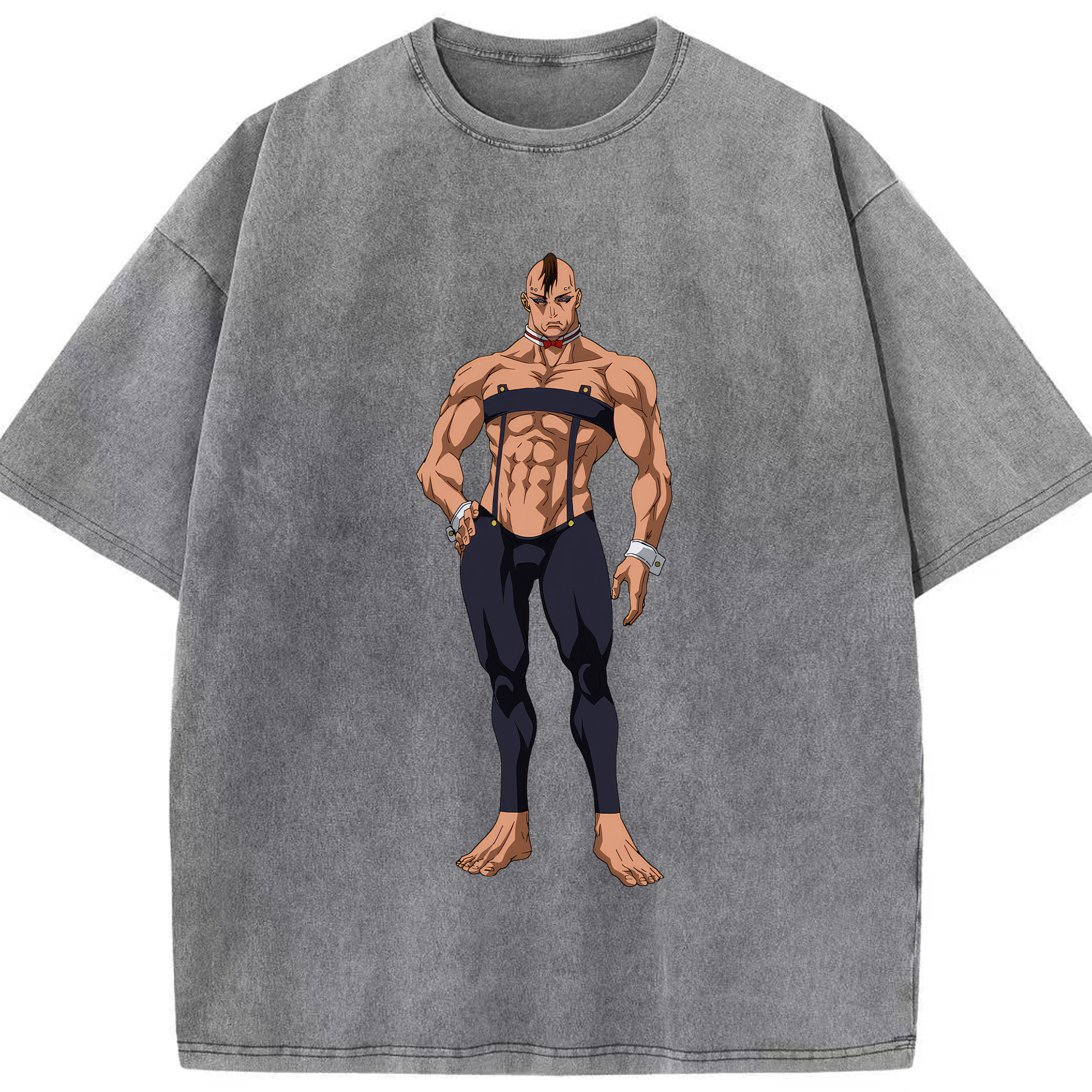 （画像用） 呪術廻戦 Jujutsu Kaisen 綿100% ヴィンテージ風 半袖Tシャツ（フロントプリント）