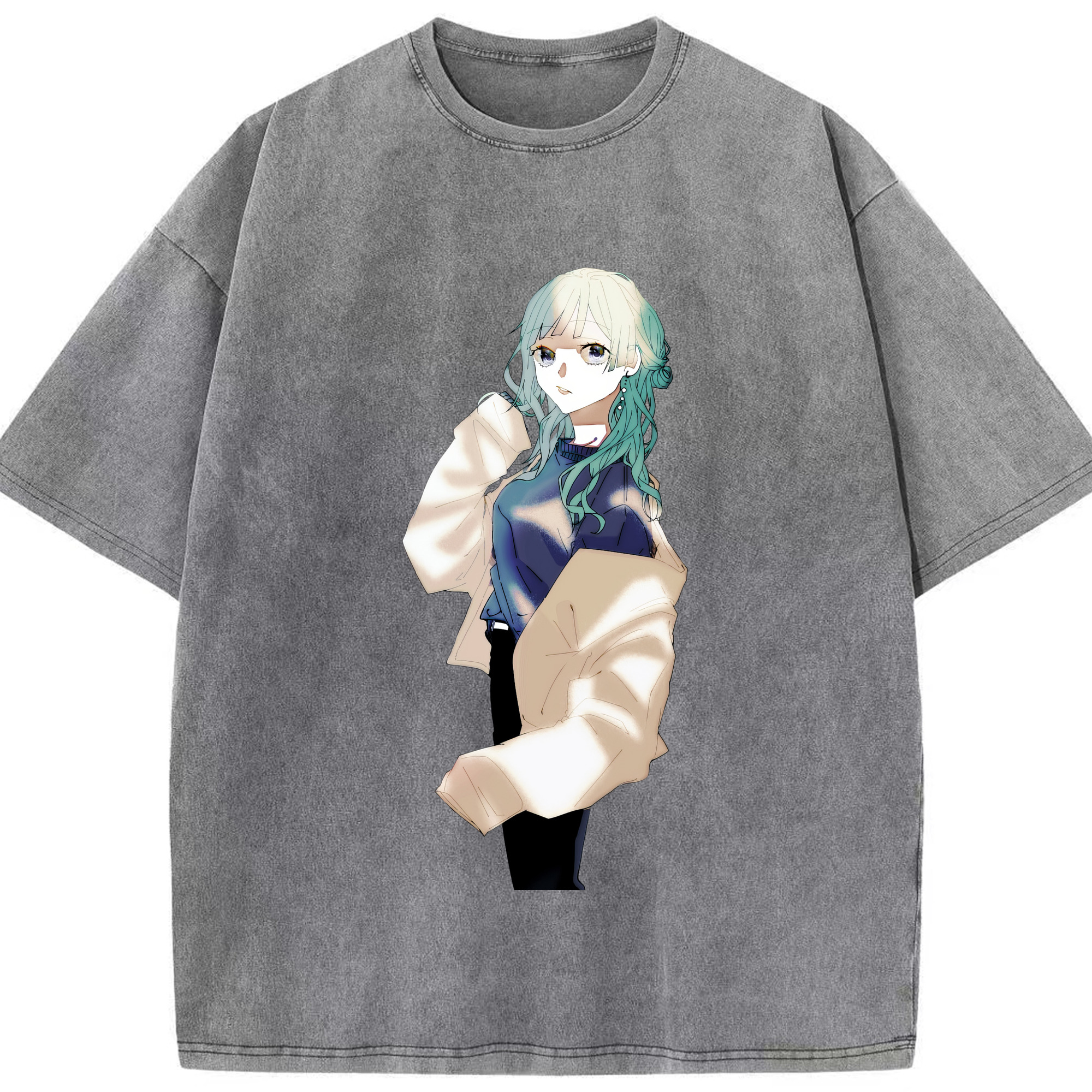 （画像用） 呪術廻戦 Jujutsu Kaisen 綿100% ヴィンテージ風 半袖Tシャツ（フロントプリント）