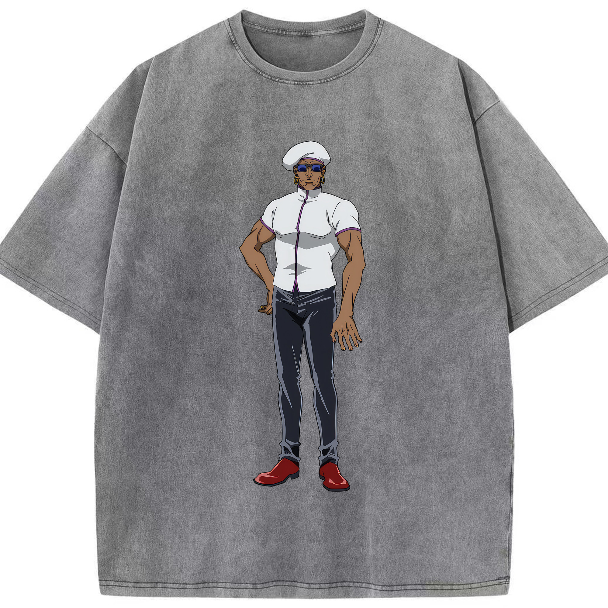 （画像用） 呪術廻戦 Jujutsu Kaisen 綿100% ヴィンテージ風 半袖Tシャツ（フロントプリント）