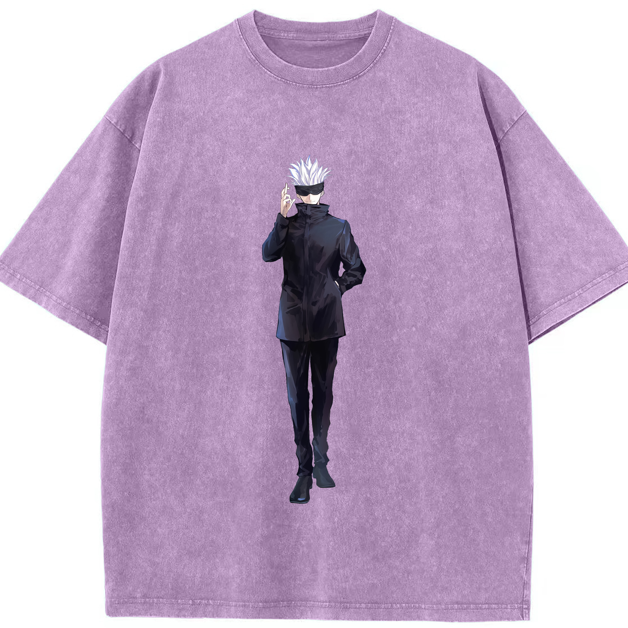 （画像用） 呪術廻戦 Jujutsu Kaisen 綿100% ヴィンテージ風 半袖Tシャツ（フロントプリント）