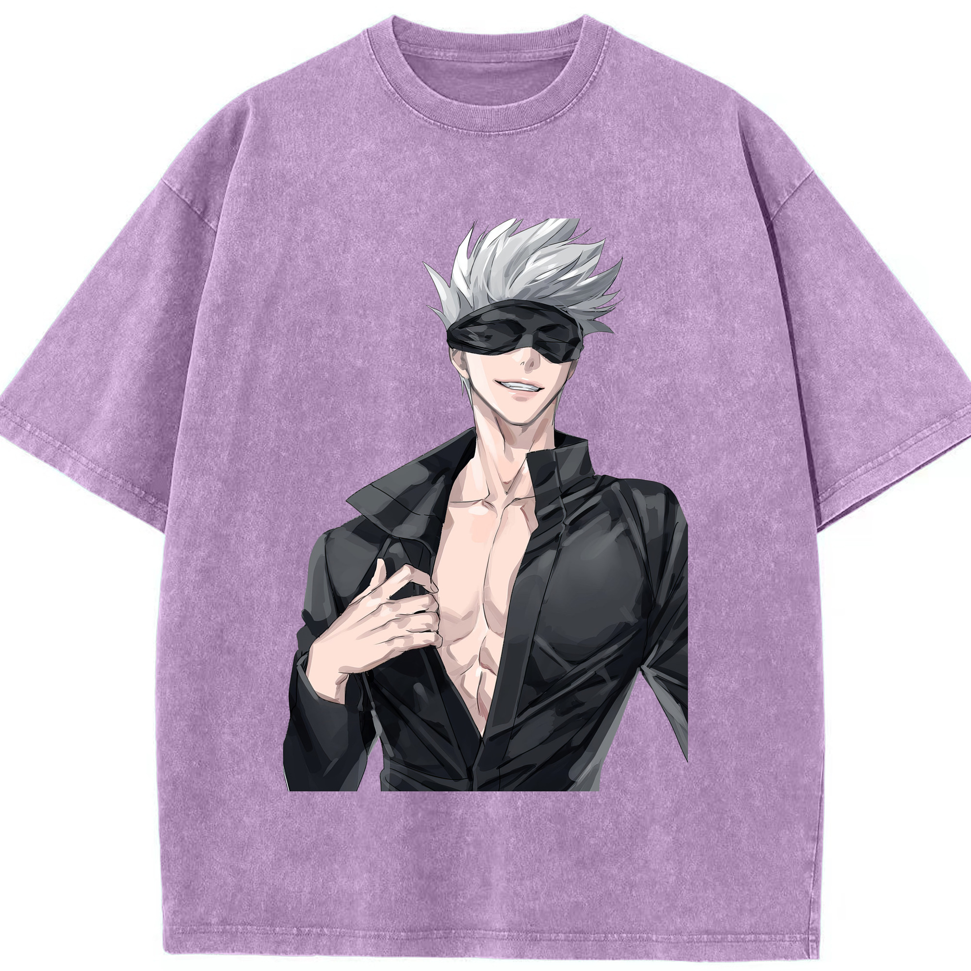 （画像用） 呪術廻戦 Jujutsu Kaisen 綿100% ヴィンテージ風 半袖Tシャツ（フロントプリント）