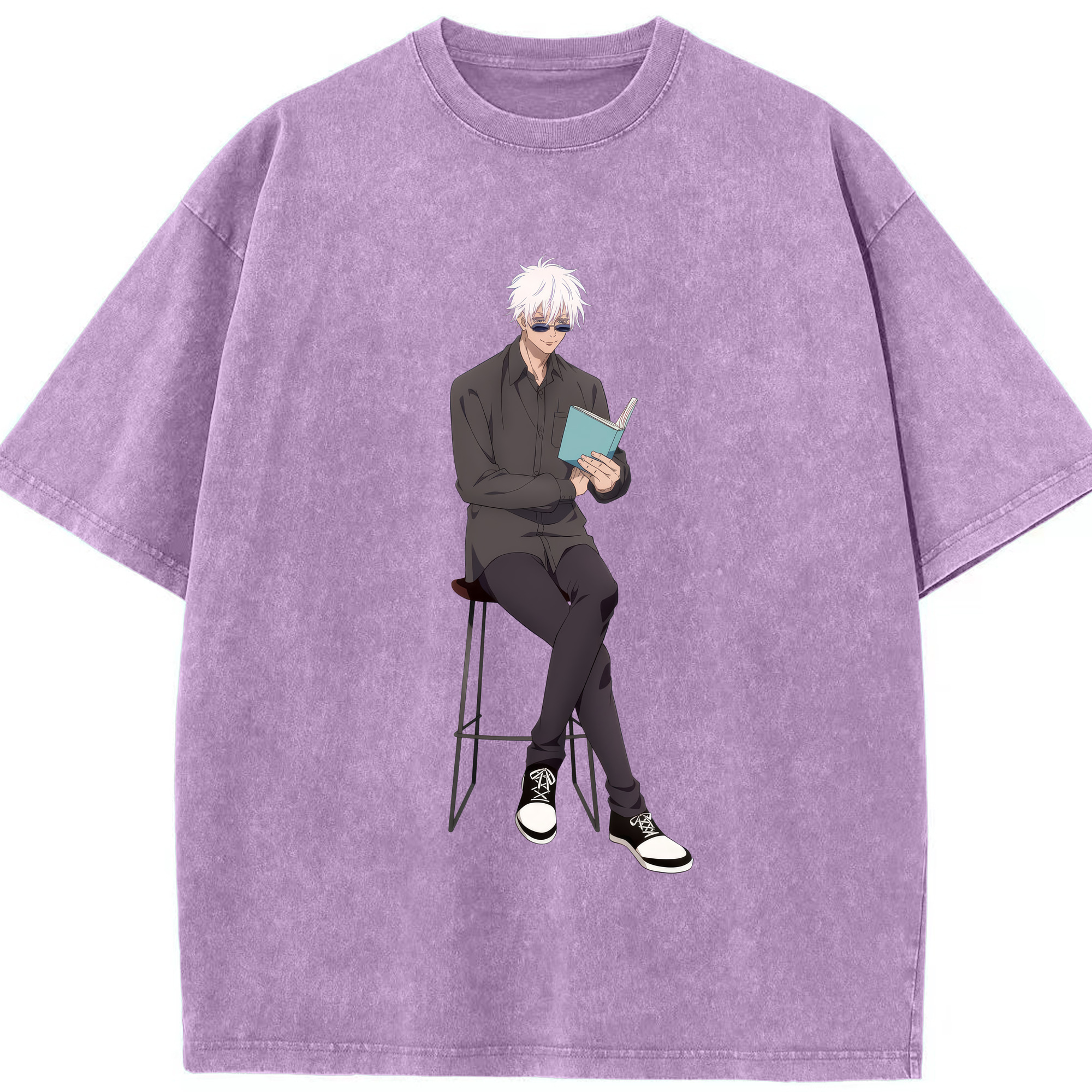 （画像用） 呪術廻戦 Jujutsu Kaisen 綿100% ヴィンテージ風 半袖Tシャツ（フロントプリント）