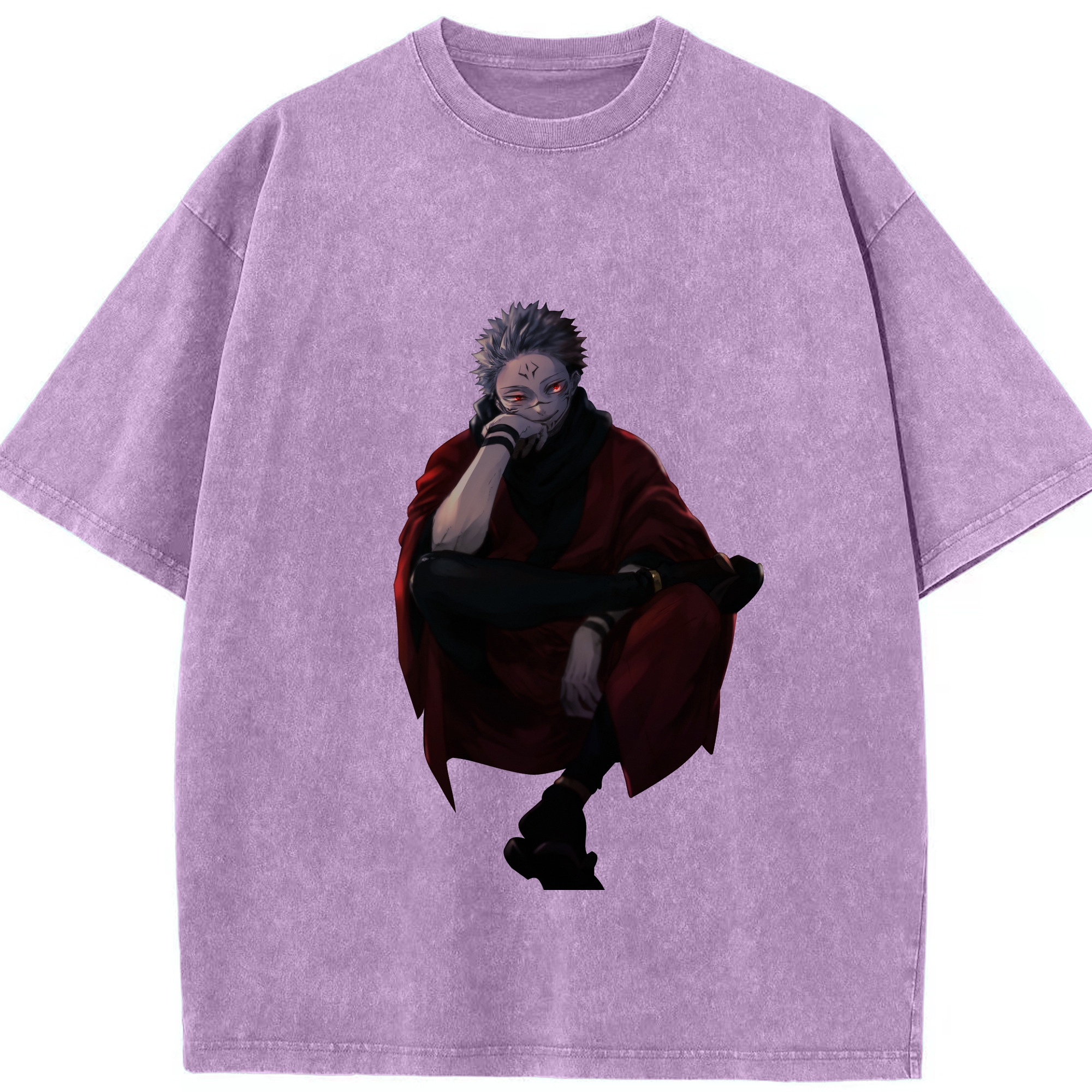 （画像用） 呪術廻戦 Jujutsu Kaisen 綿100% ヴィンテージ風 半袖Tシャツ（フロントプリント）
