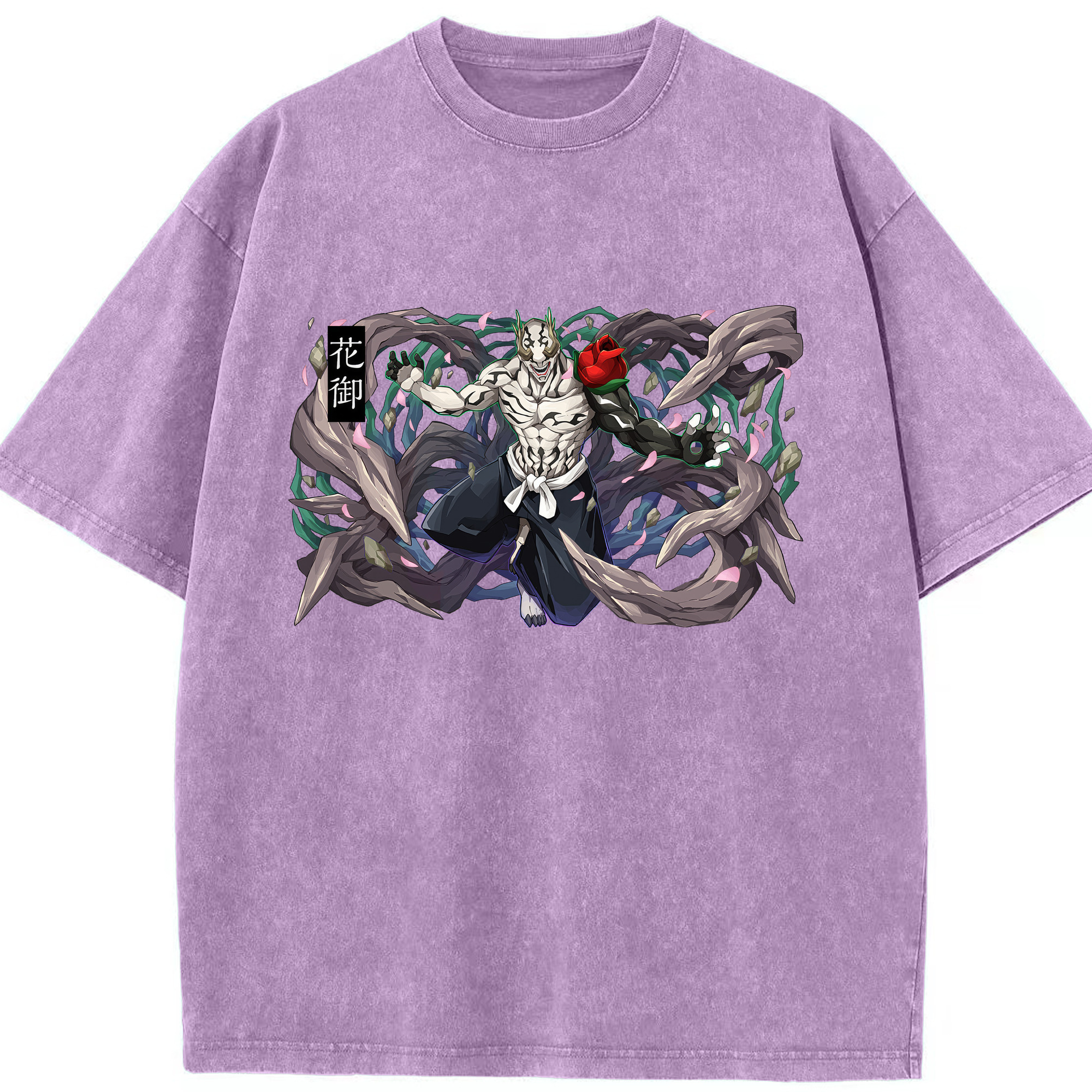 （画像用） 呪術廻戦 Jujutsu Kaisen 綿100% ヴィンテージ風 半袖Tシャツ（フロントプリント）