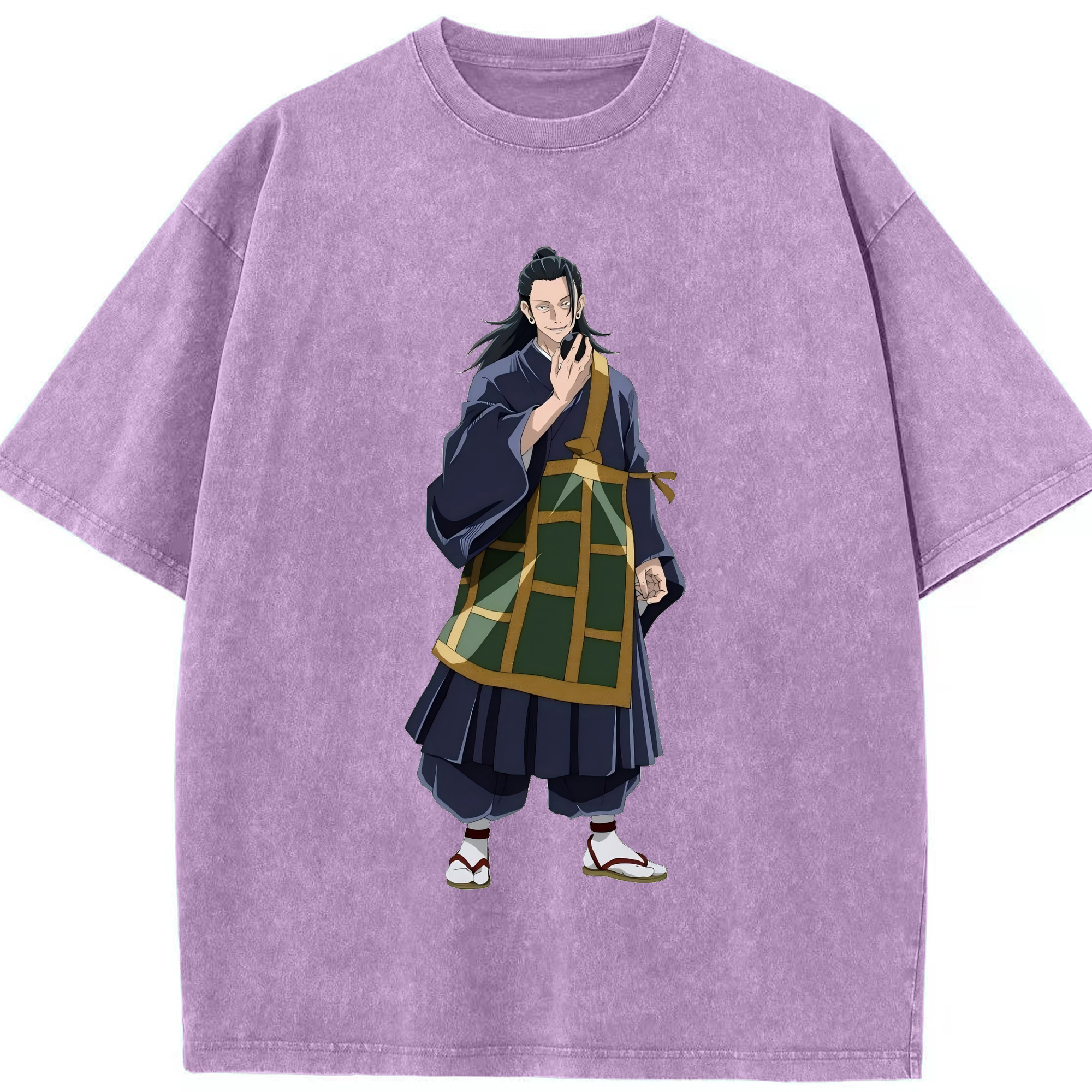 （画像用） 呪術廻戦 Jujutsu Kaisen 綿100% ヴィンテージ風 半袖Tシャツ（フロントプリント）