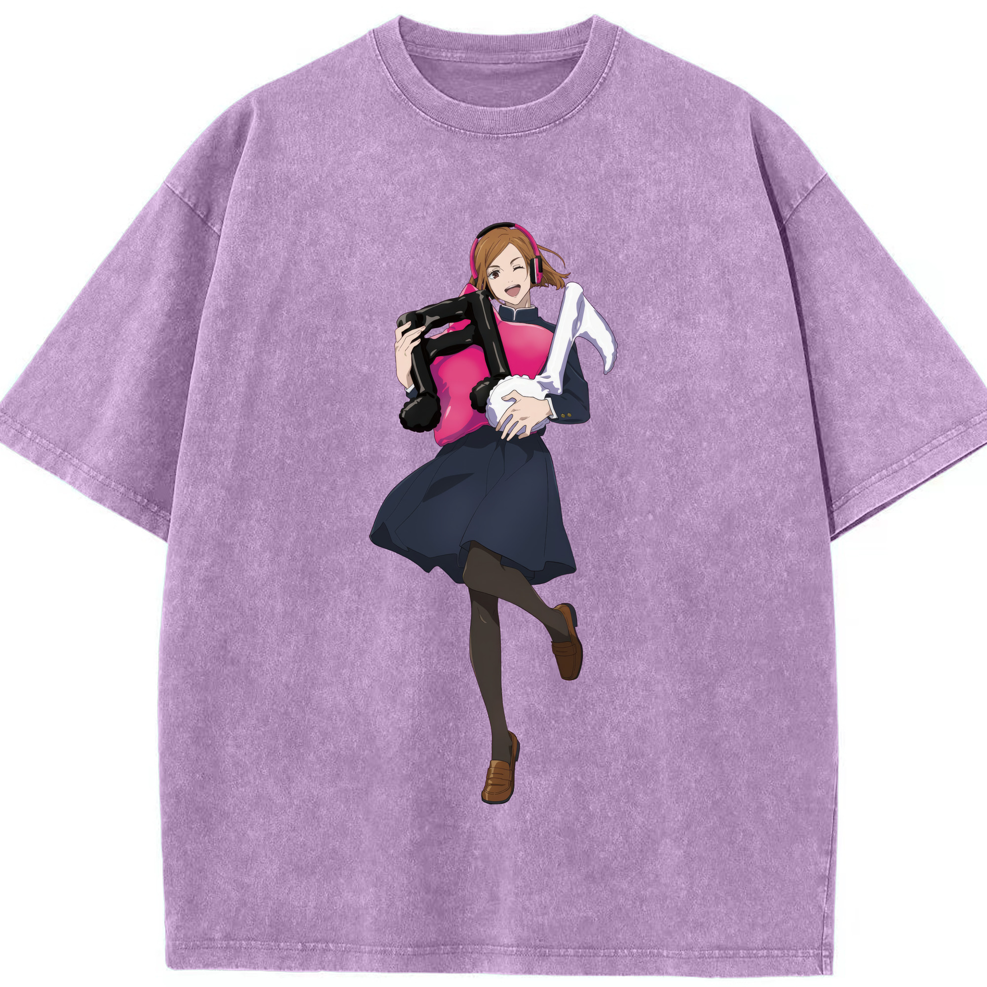 （画像用） 呪術廻戦 Jujutsu Kaisen 綿100% ヴィンテージ風 半袖Tシャツ（フロントプリント）