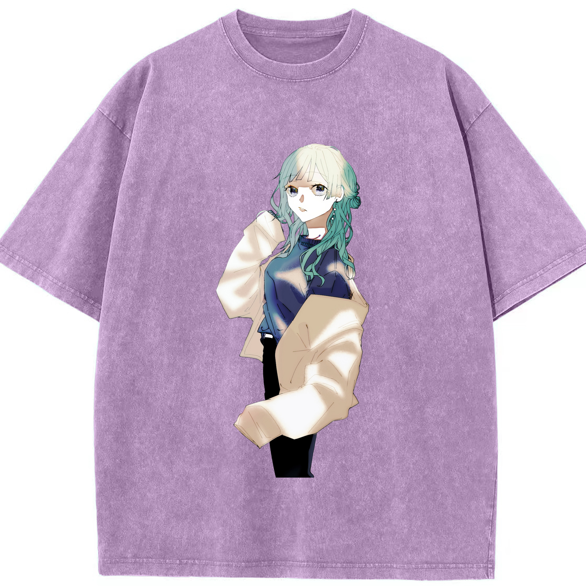 （画像用） 呪術廻戦 Jujutsu Kaisen 綿100% ヴィンテージ風 半袖Tシャツ（フロントプリント）