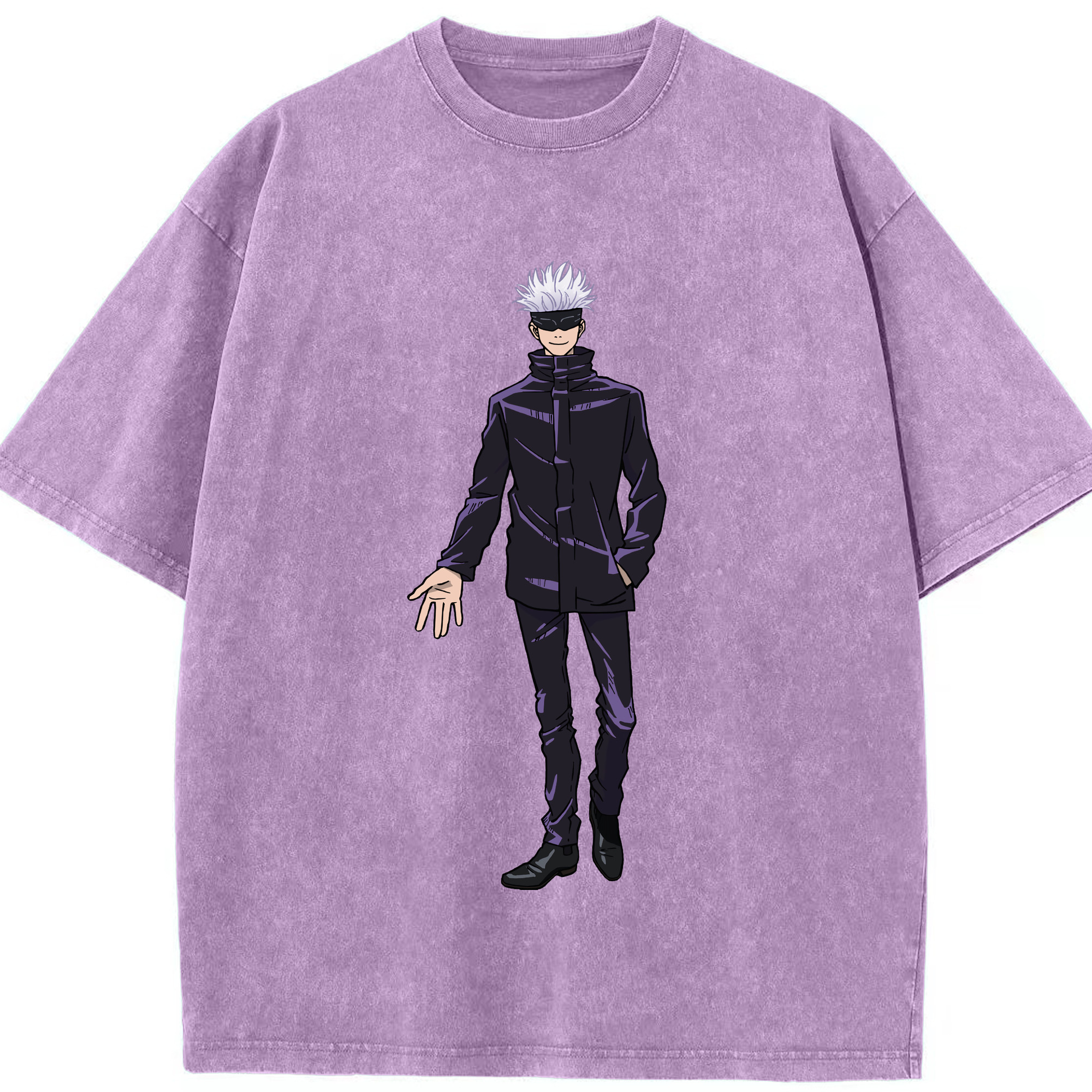 （画像用） 呪術廻戦 Jujutsu Kaisen 綿100% ヴィンテージ風 半袖Tシャツ（フロントプリント）