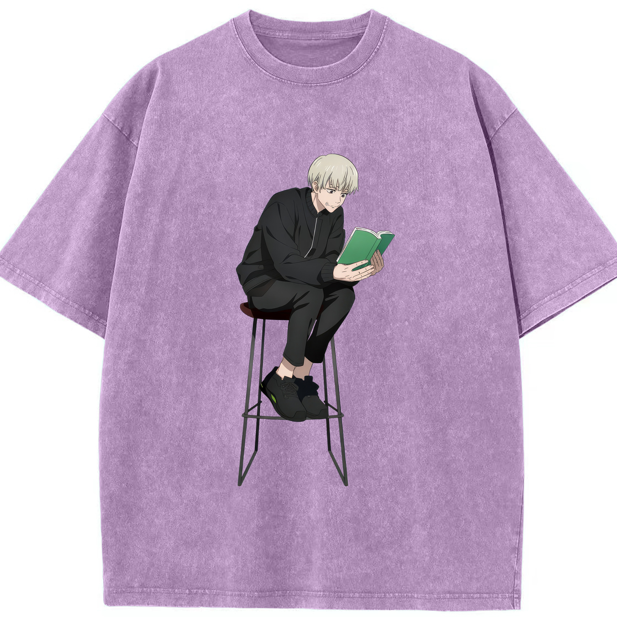 （画像用） 呪術廻戦 Jujutsu Kaisen 綿100% ヴィンテージ風 半袖Tシャツ（フロントプリント）
