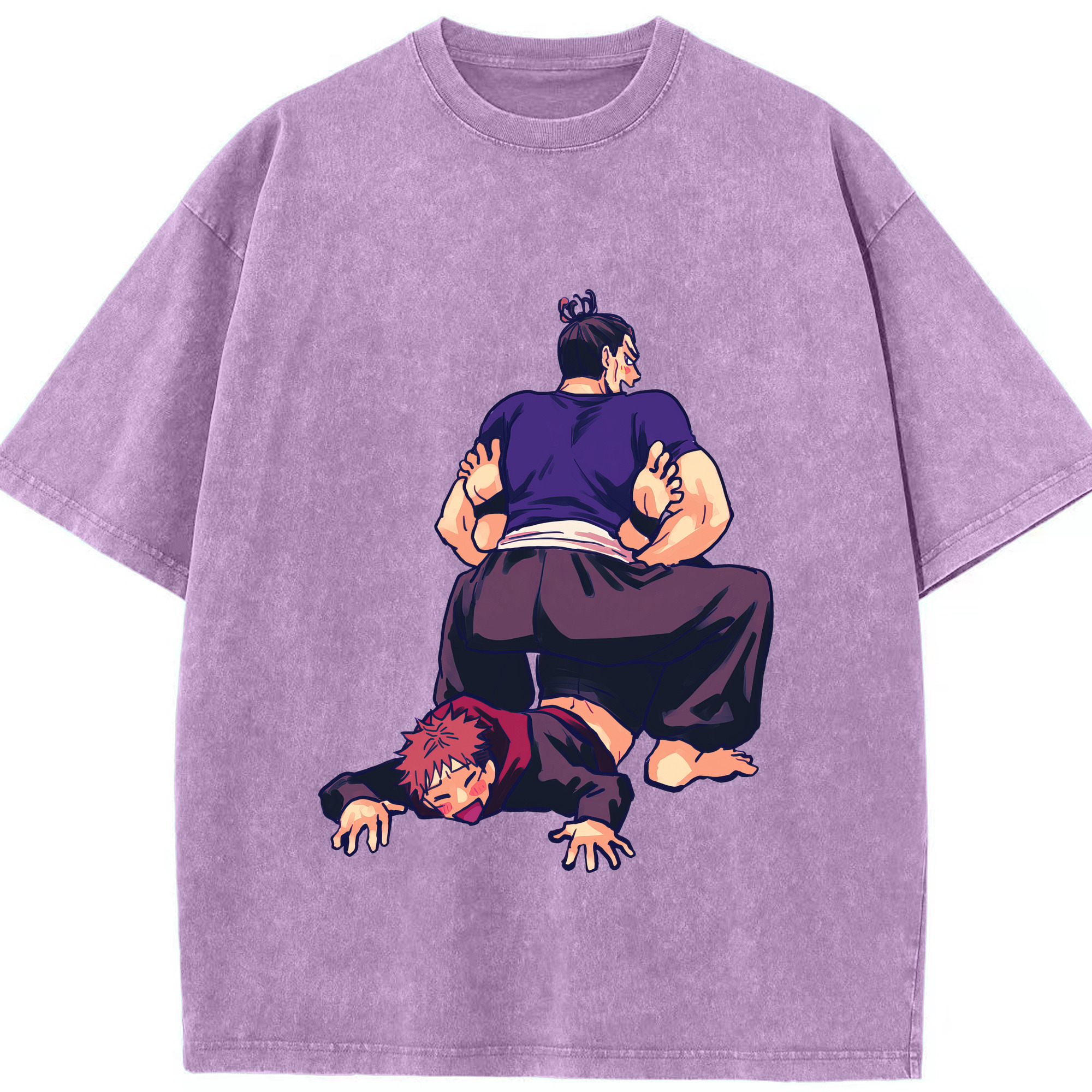 （画像用） 呪術廻戦 Jujutsu Kaisen 綿100% ヴィンテージ風 半袖Tシャツ（フロントプリント）