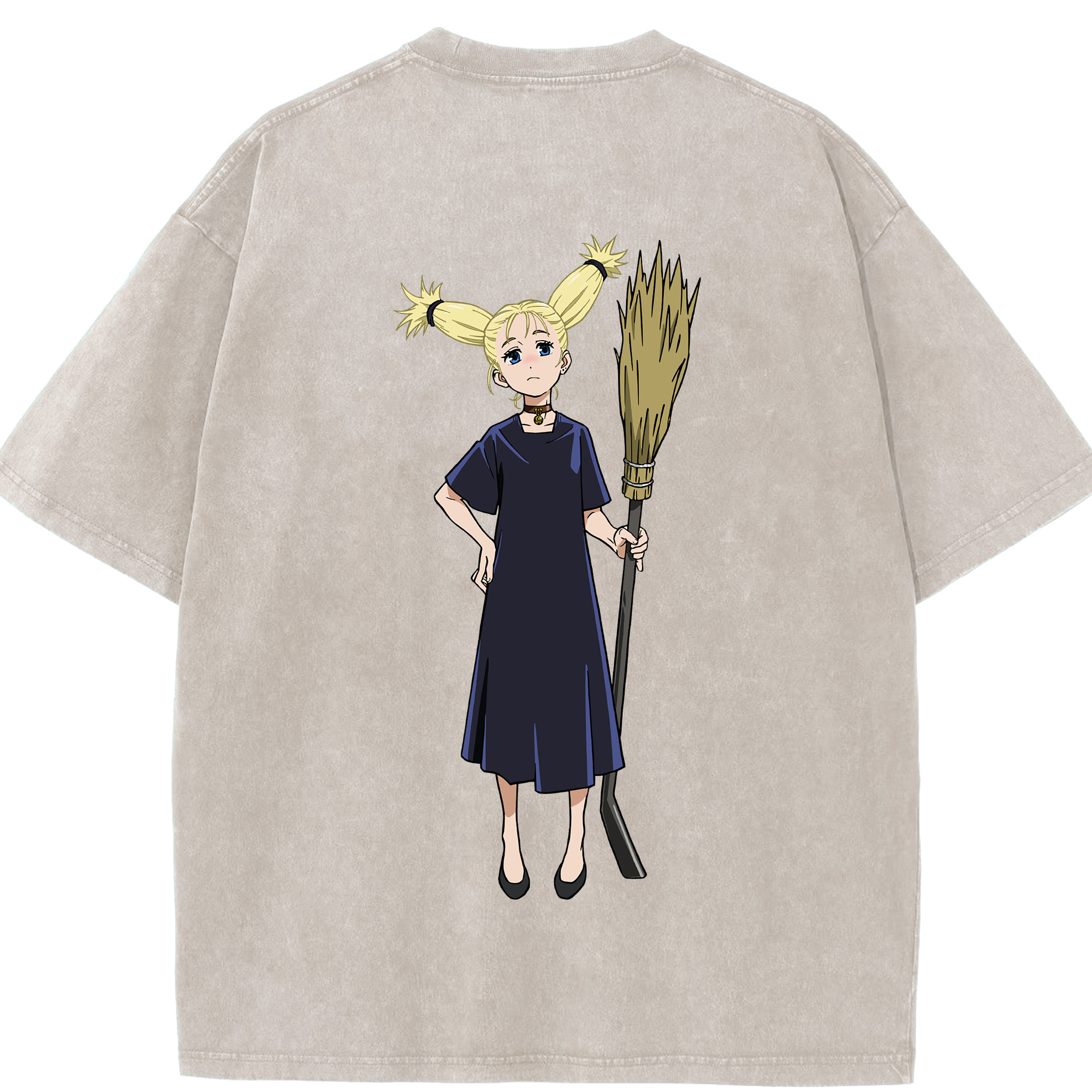 （画像用） 呪術廻戦 Jujutsu Kaisen 綿100% ヴィンテージ風 半袖Tシャツ（背面プリント）