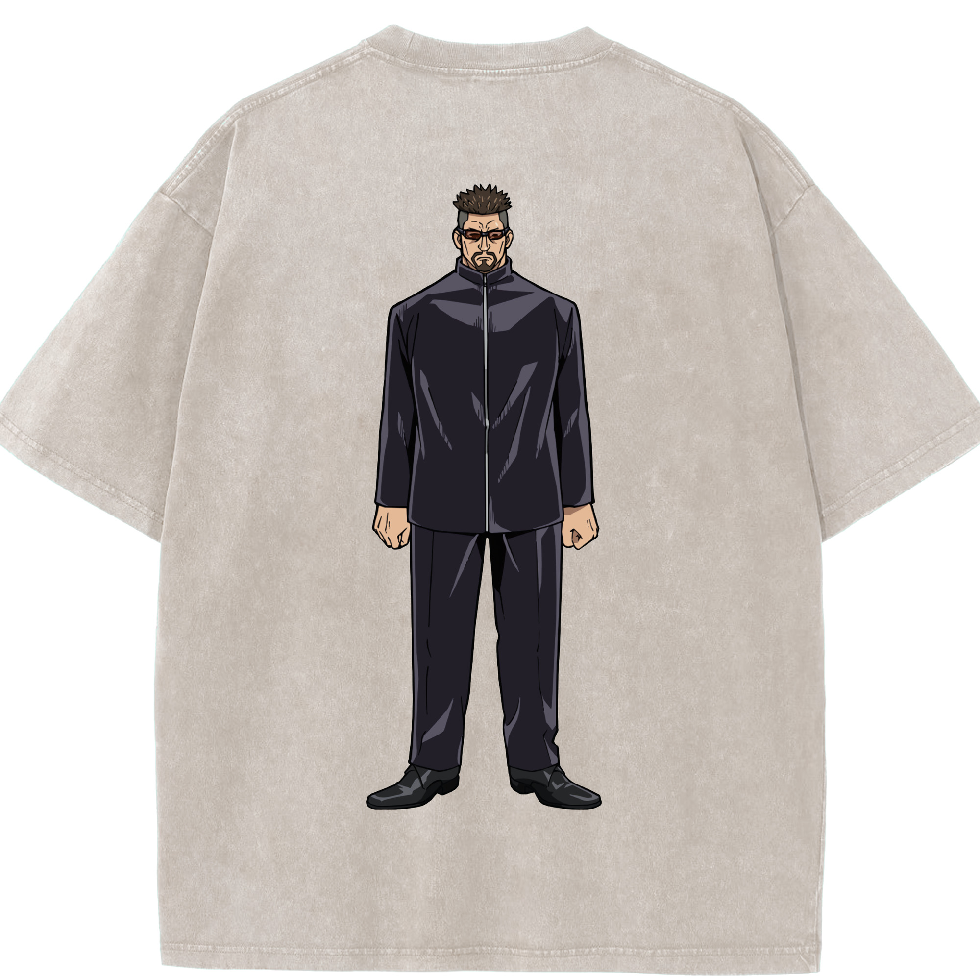 （画像用） 呪術廻戦 Jujutsu Kaisen 綿100% ヴィンテージ風 半袖Tシャツ（背面プリント）