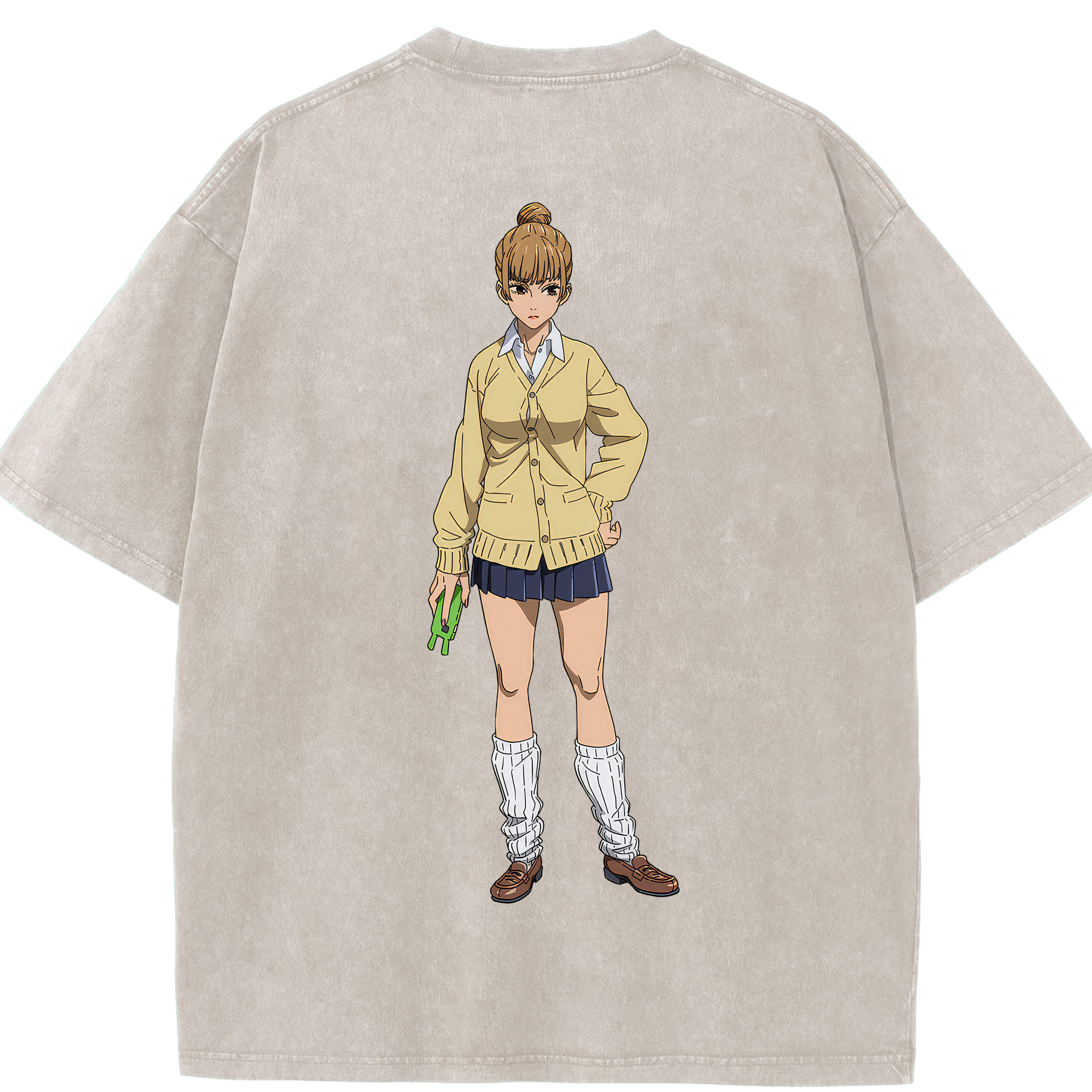 （画像用） 呪術廻戦 Jujutsu Kaisen 綿100% ヴィンテージ風 半袖Tシャツ（背面プリント）