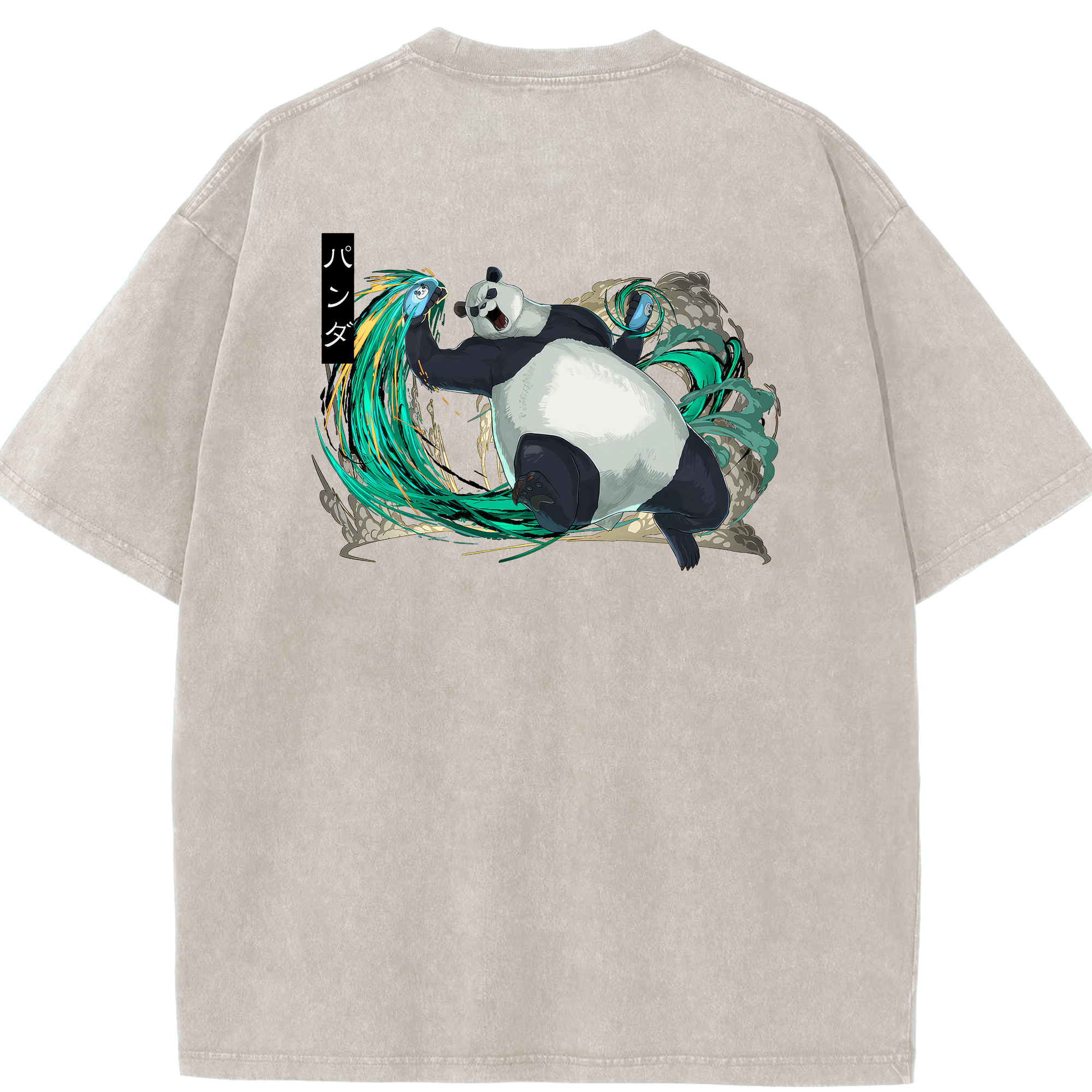 （画像用） 呪術廻戦 Jujutsu Kaisen 綿100% ヴィンテージ風 半袖Tシャツ（背面プリント）
