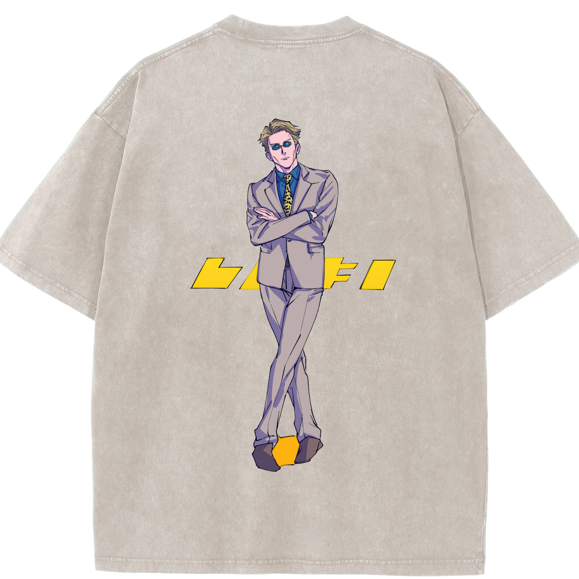 （画像用） 呪術廻戦 Jujutsu Kaisen 綿100% ヴィンテージ風 半袖Tシャツ（背面プリント）
