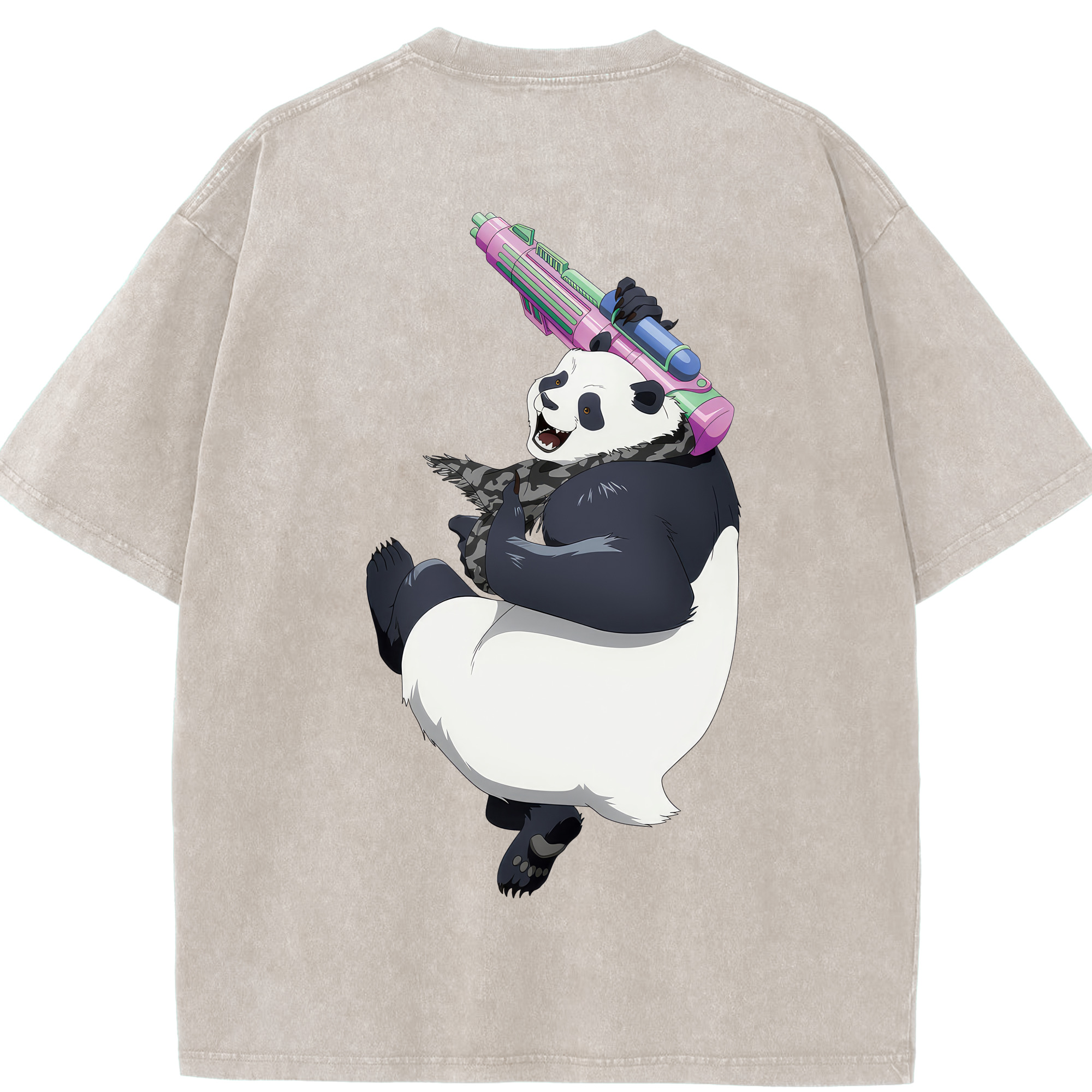 （画像用） 呪術廻戦 Jujutsu Kaisen 綿100% ヴィンテージ風 半袖Tシャツ（背面プリント）