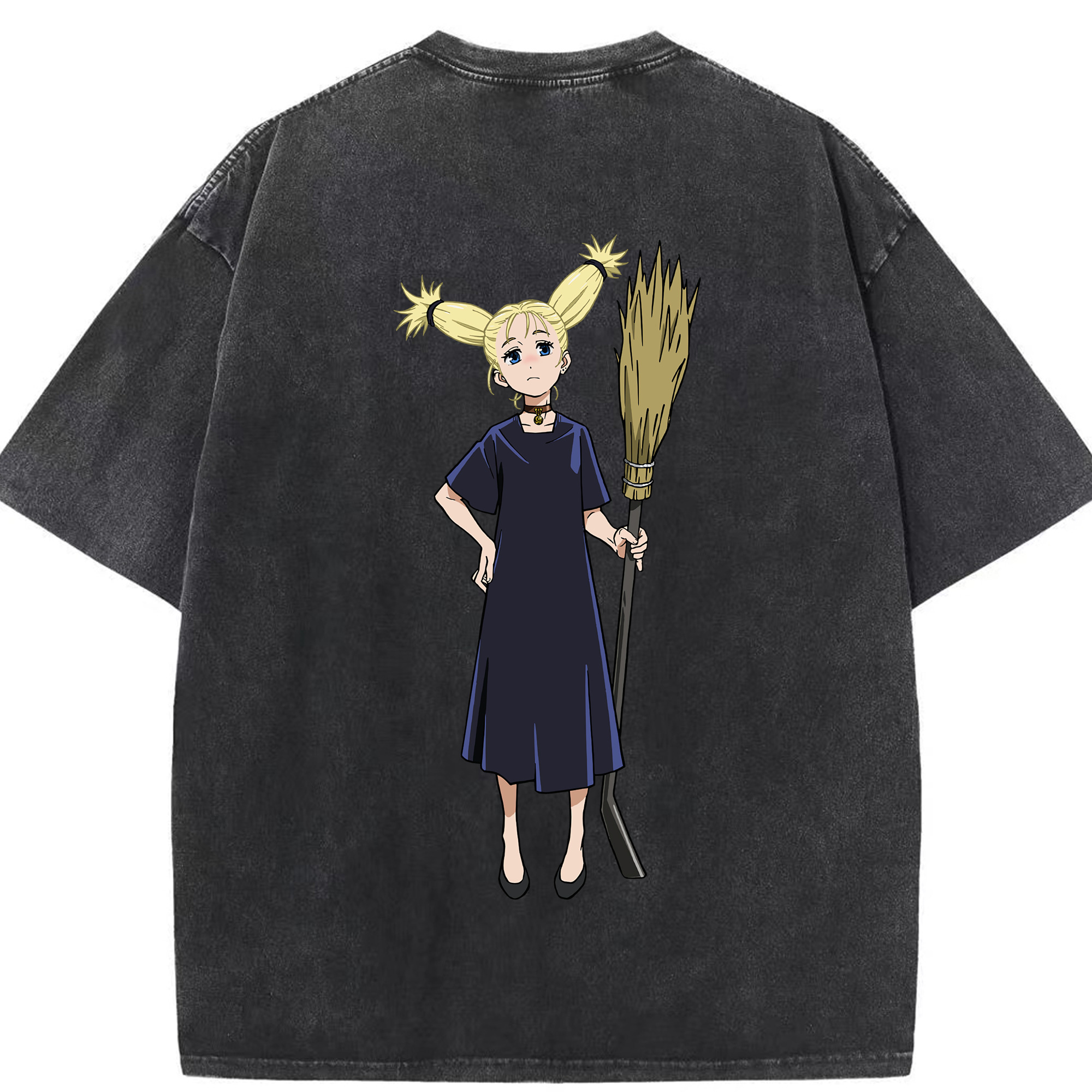 （画像用） 呪術廻戦 Jujutsu Kaisen 綿100% ヴィンテージ風 半袖Tシャツ（背面プリント）