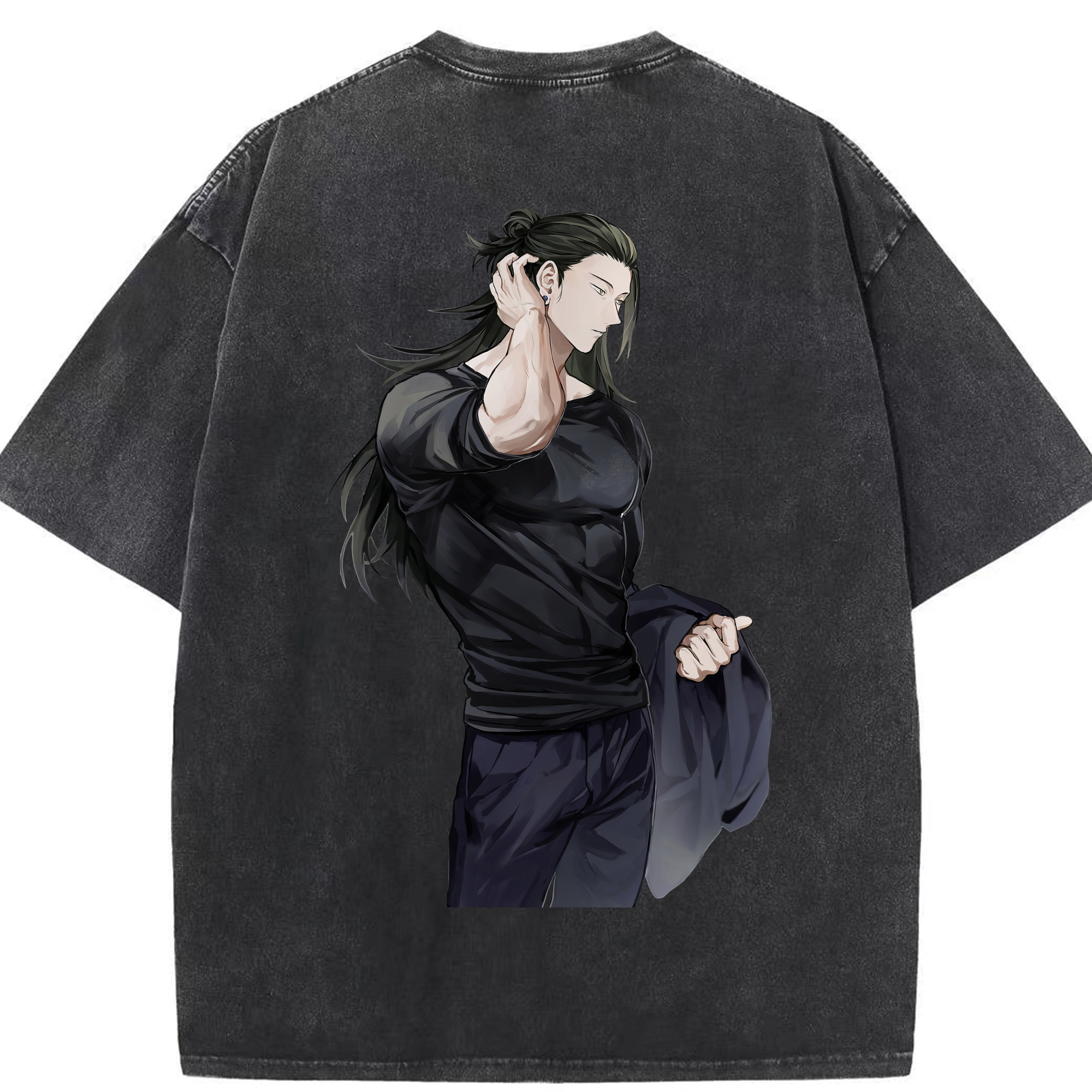 （画像用） 呪術廻戦 Jujutsu Kaisen 綿100% ヴィンテージ風 半袖Tシャツ（背面プリント）